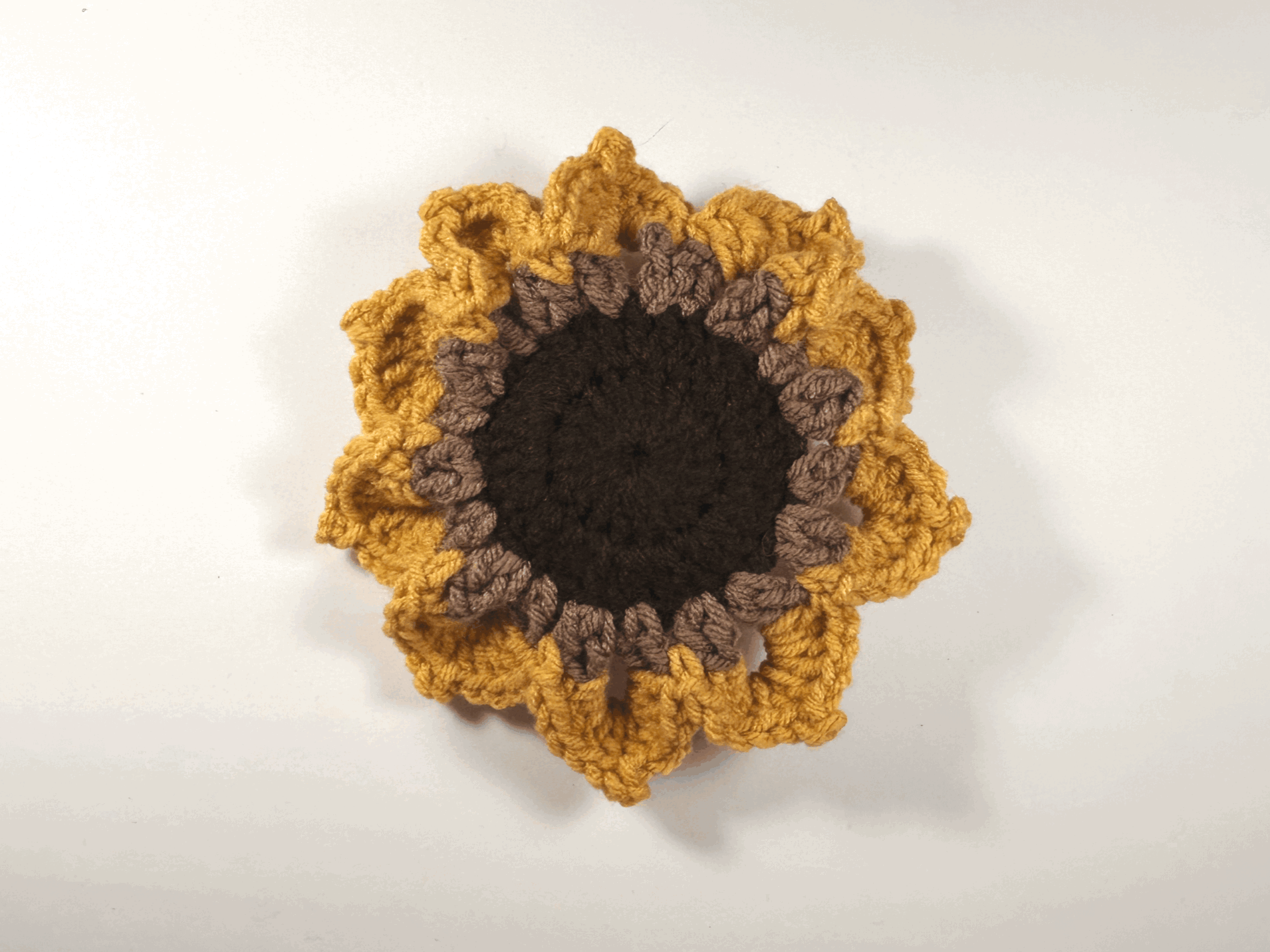 Light Brown and Gold Squishy Sunflower