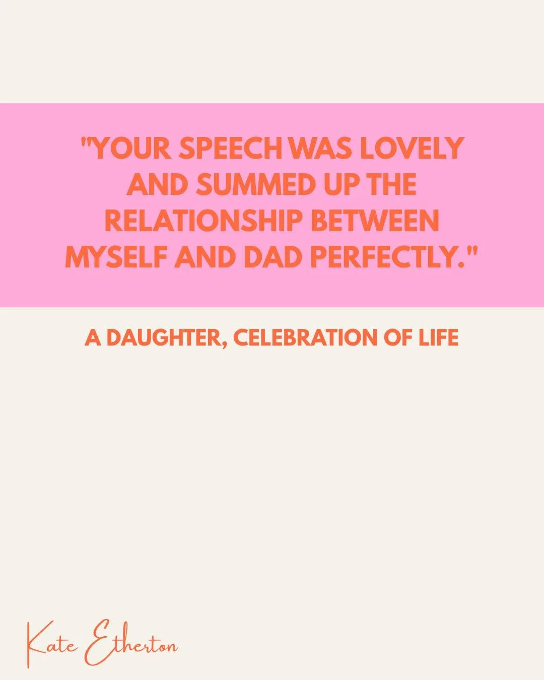 When a family trusts me with someone they love, my job is to listen closely enough that the person we celebrate is unmistakably them. Hearing that a tribute captured the bond between a daughter and her dad is the reason I do this work.

"Thank y