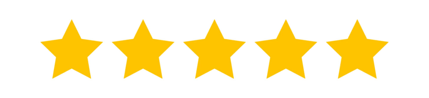Five yellow stars against a black background.