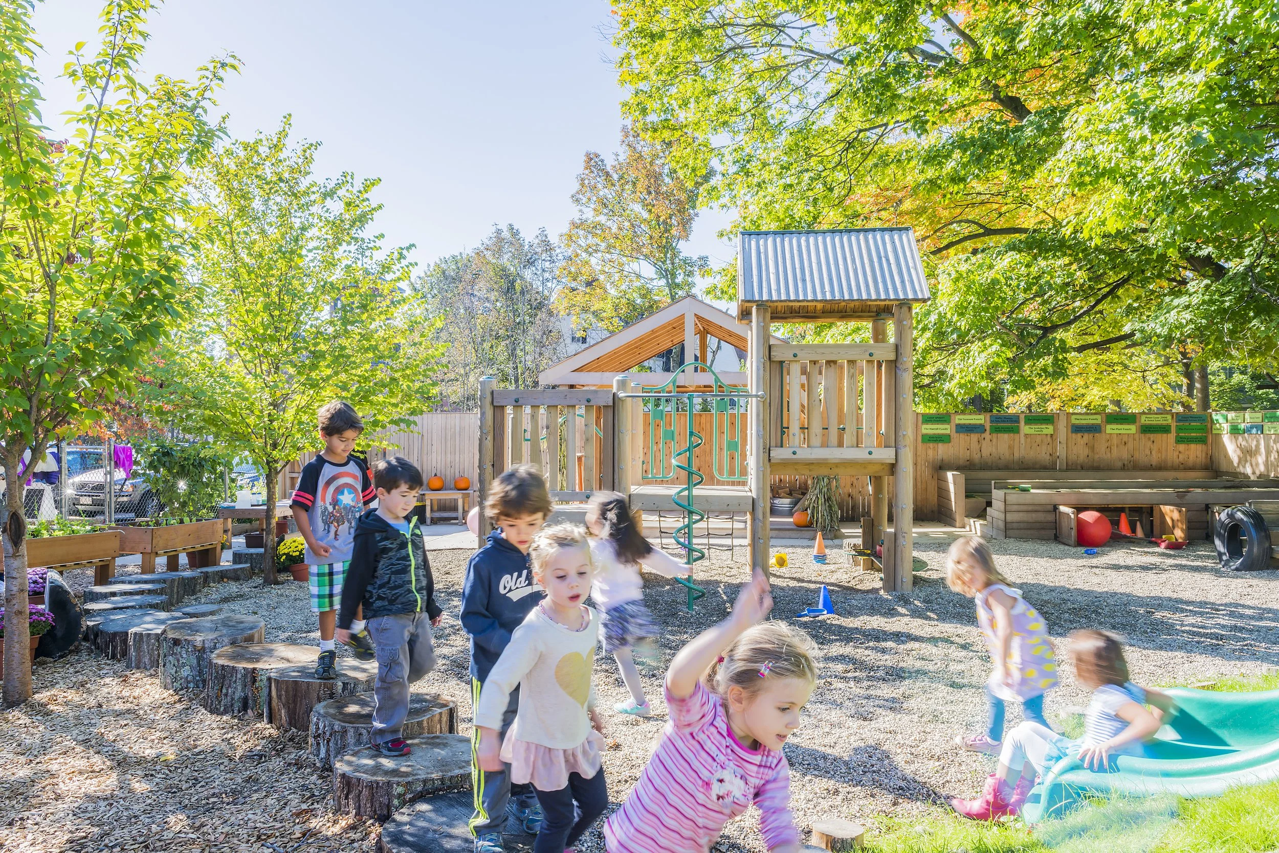The Children's Cooperative Nursery School Playscape