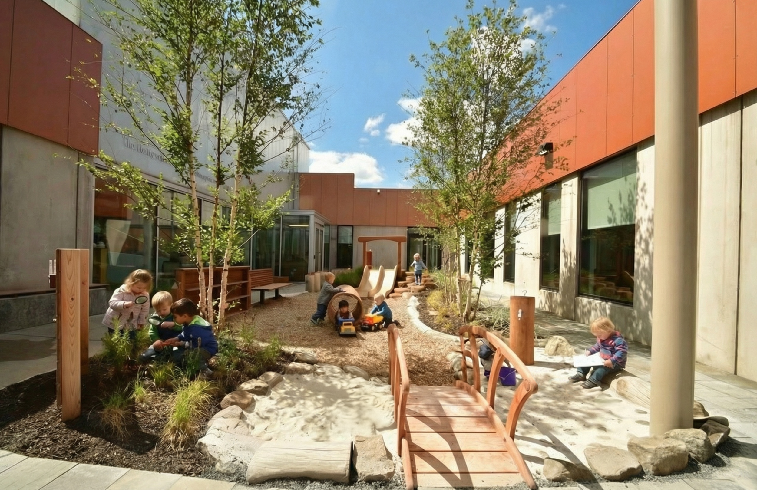 Johns Hopkins University Harry and Jeanette Weinberg Early Childhood Center Playscape