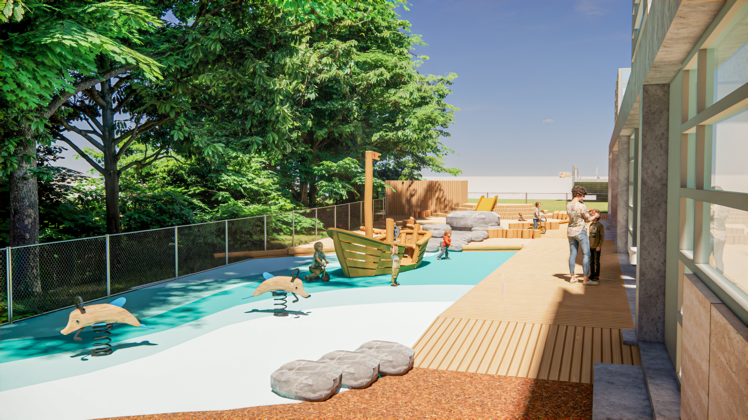 Malibu Jewish Center & Synagogue Playscape
