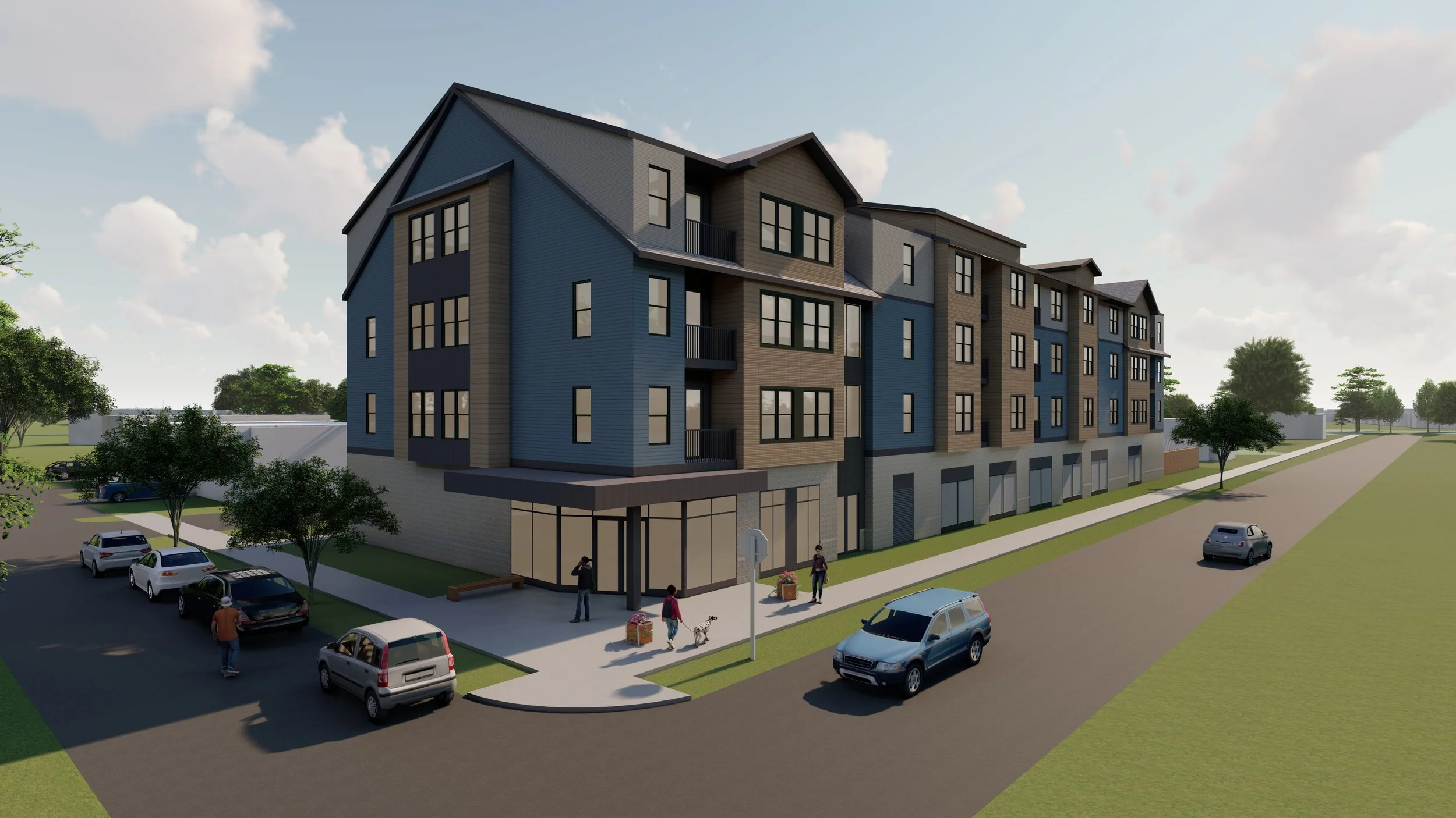 Multi Family Housing Rendering - Client Confidential