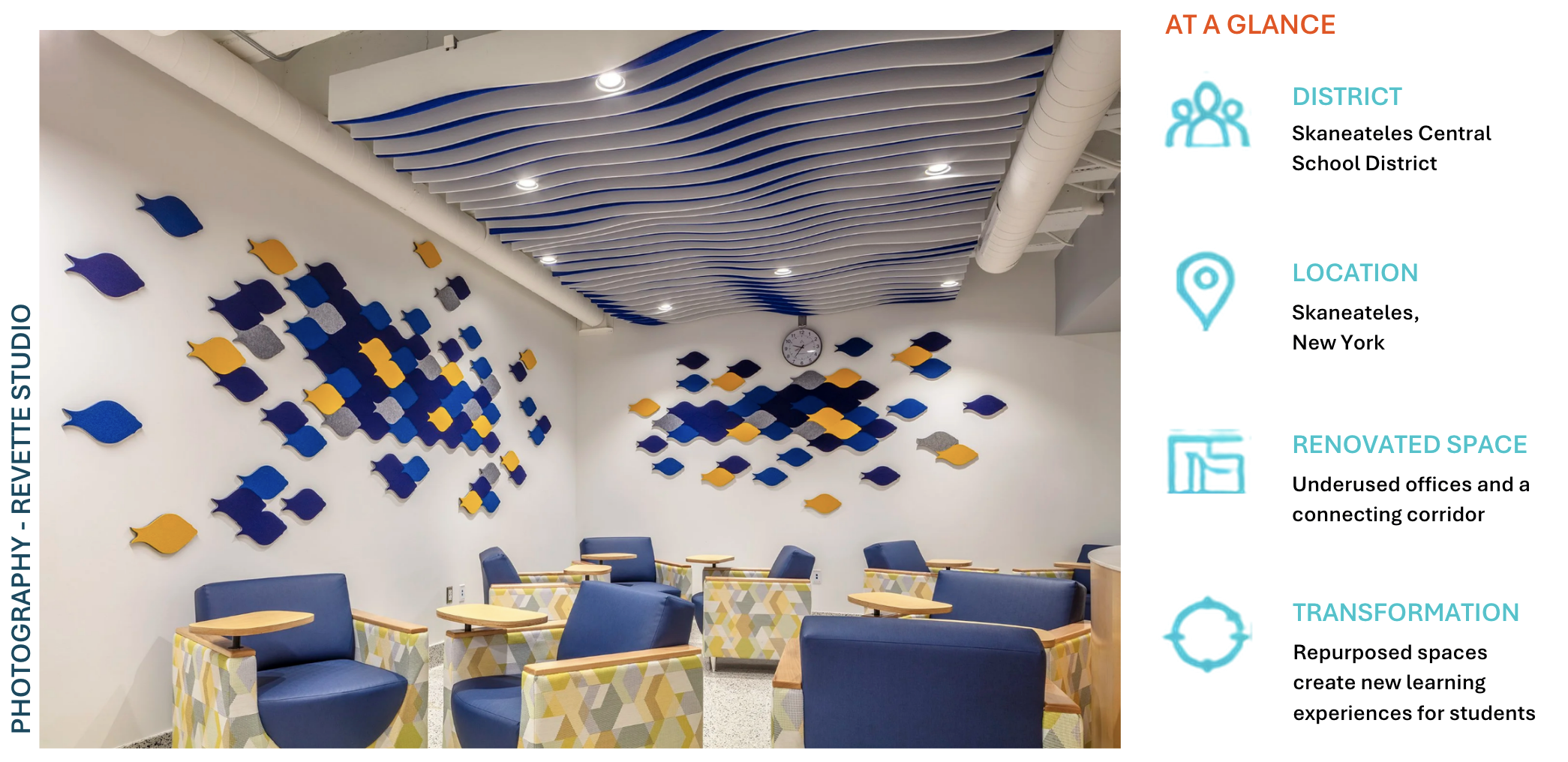 Photograph of renovated space in Skaneateles Central School District.png