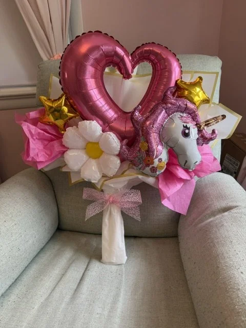 Unicorn small Balloon Bouquet