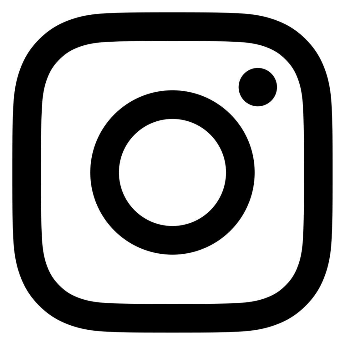 Icon of a camera with a circle in the center and a small circle in the top right corner, representing a stylized camera or photo app logo.