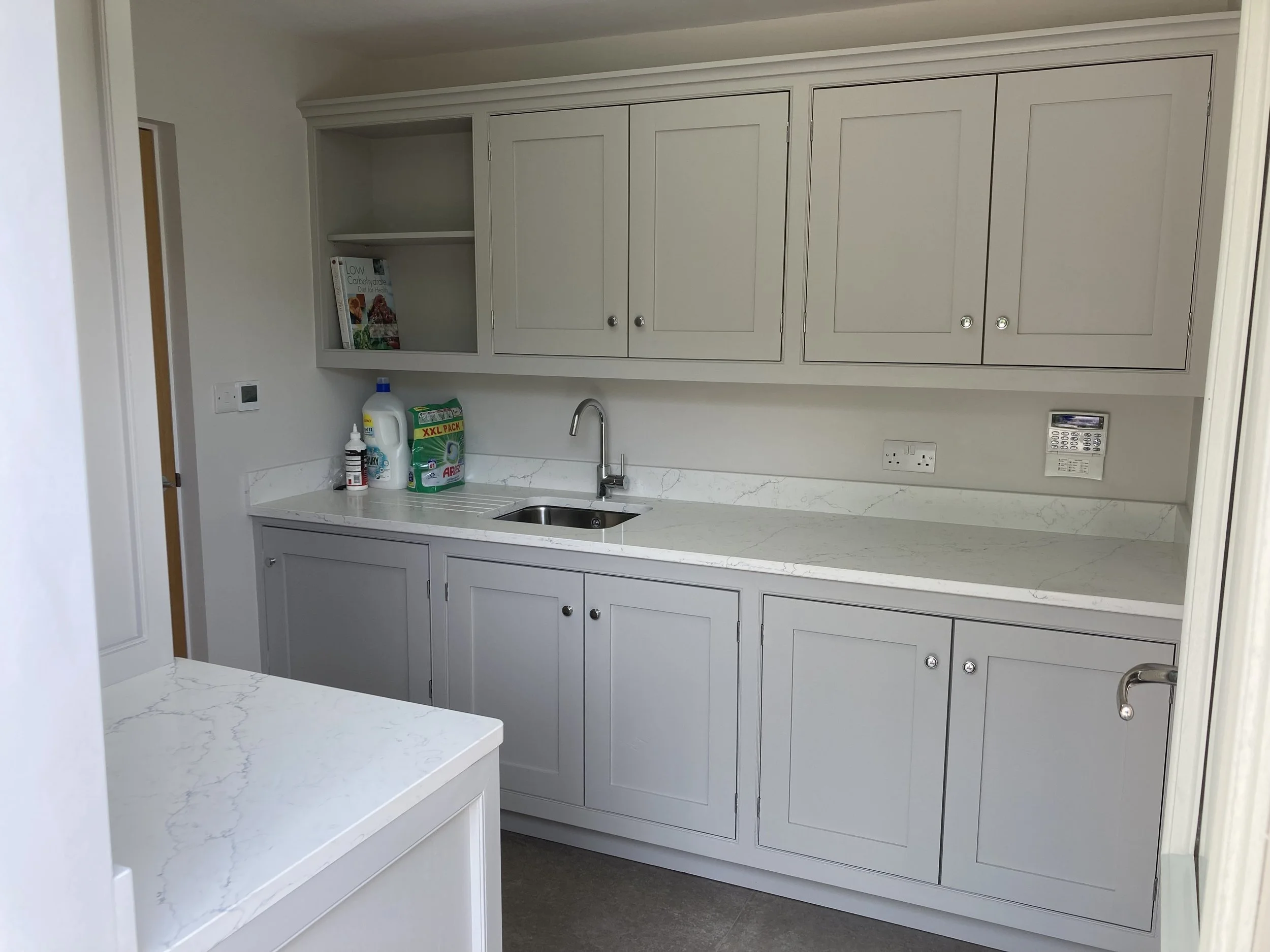 Handmade kitchen and laundry room in Disley, Cheshire