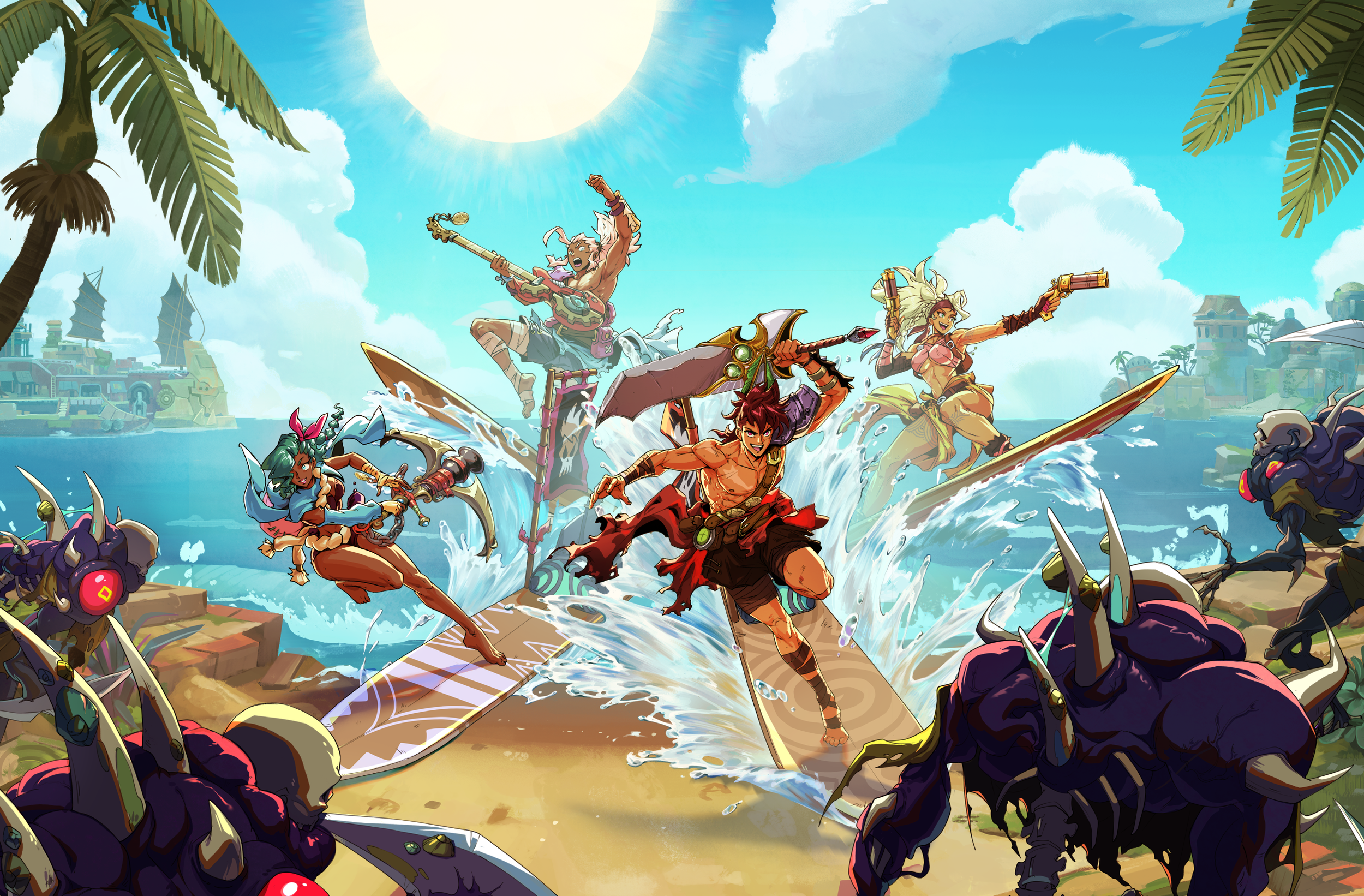Keyart of Surfpunk