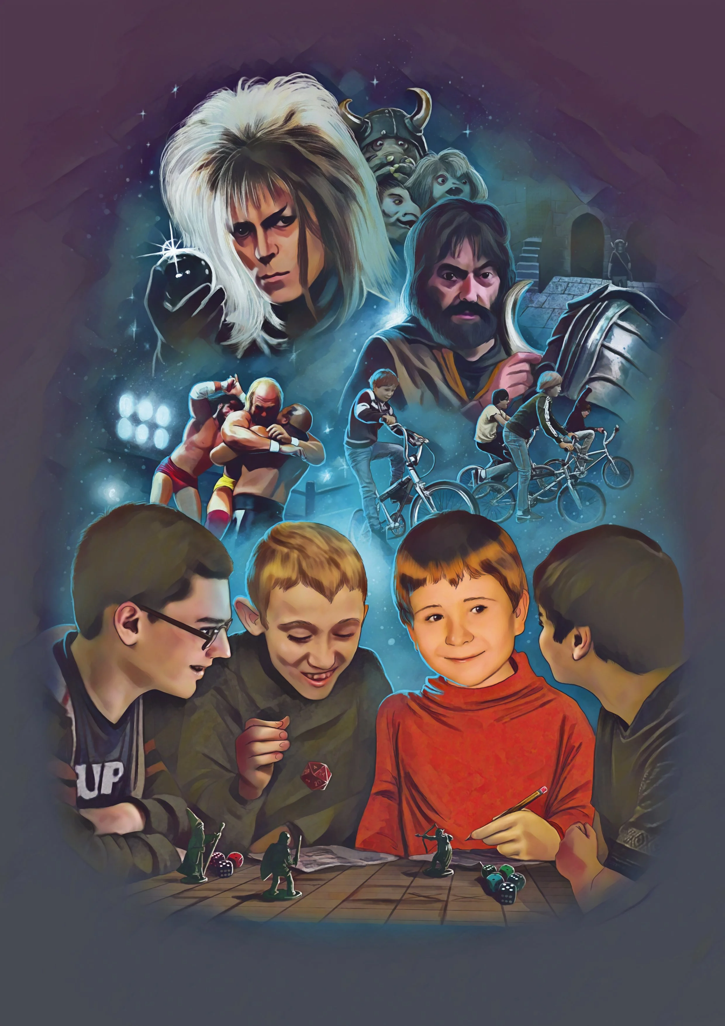 Labyrinth, Knightmare, WWF Royal Rumble, Dungeons & Dragons
