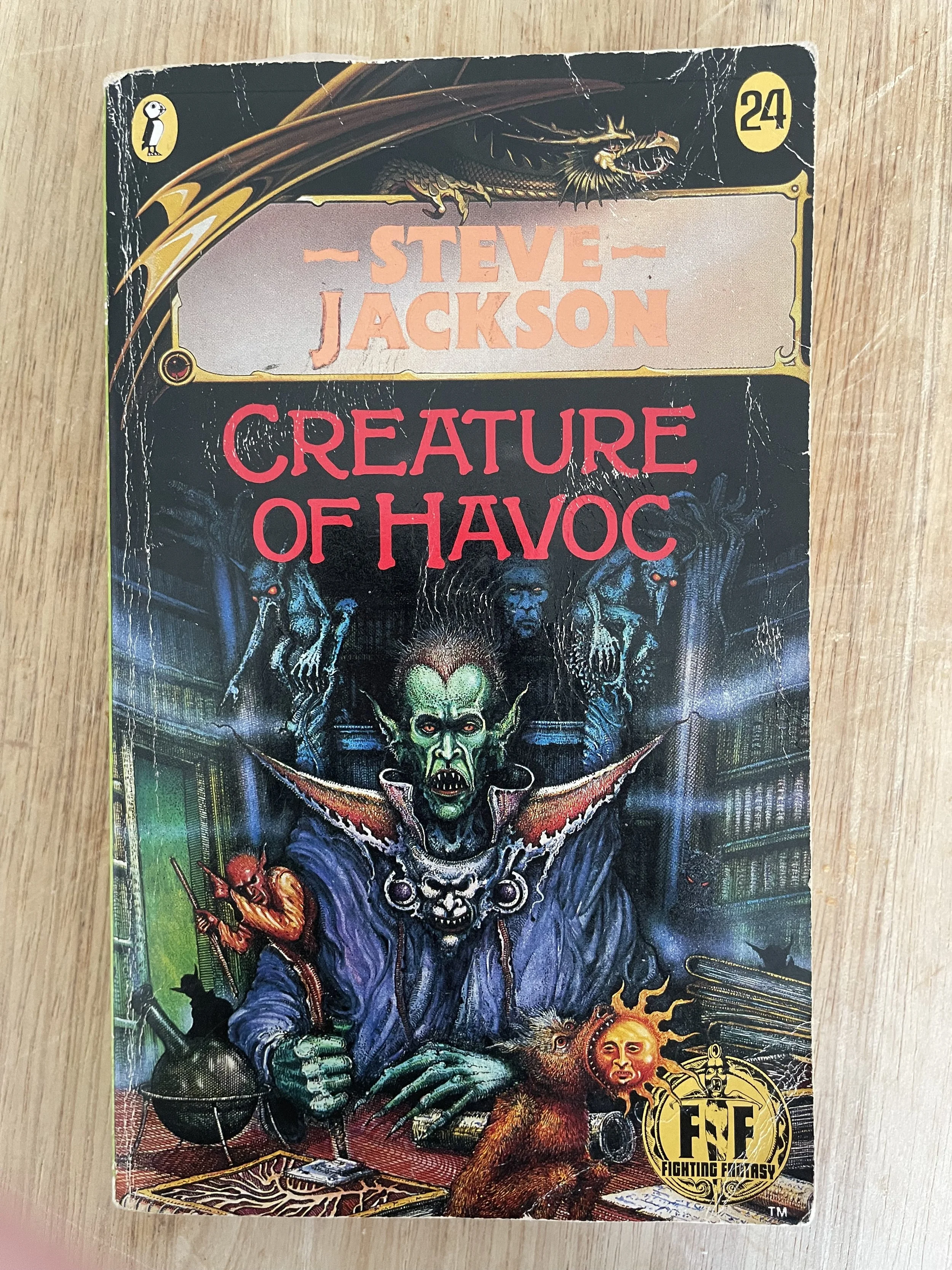 Creature of Havoc by Steve Jackson 1984