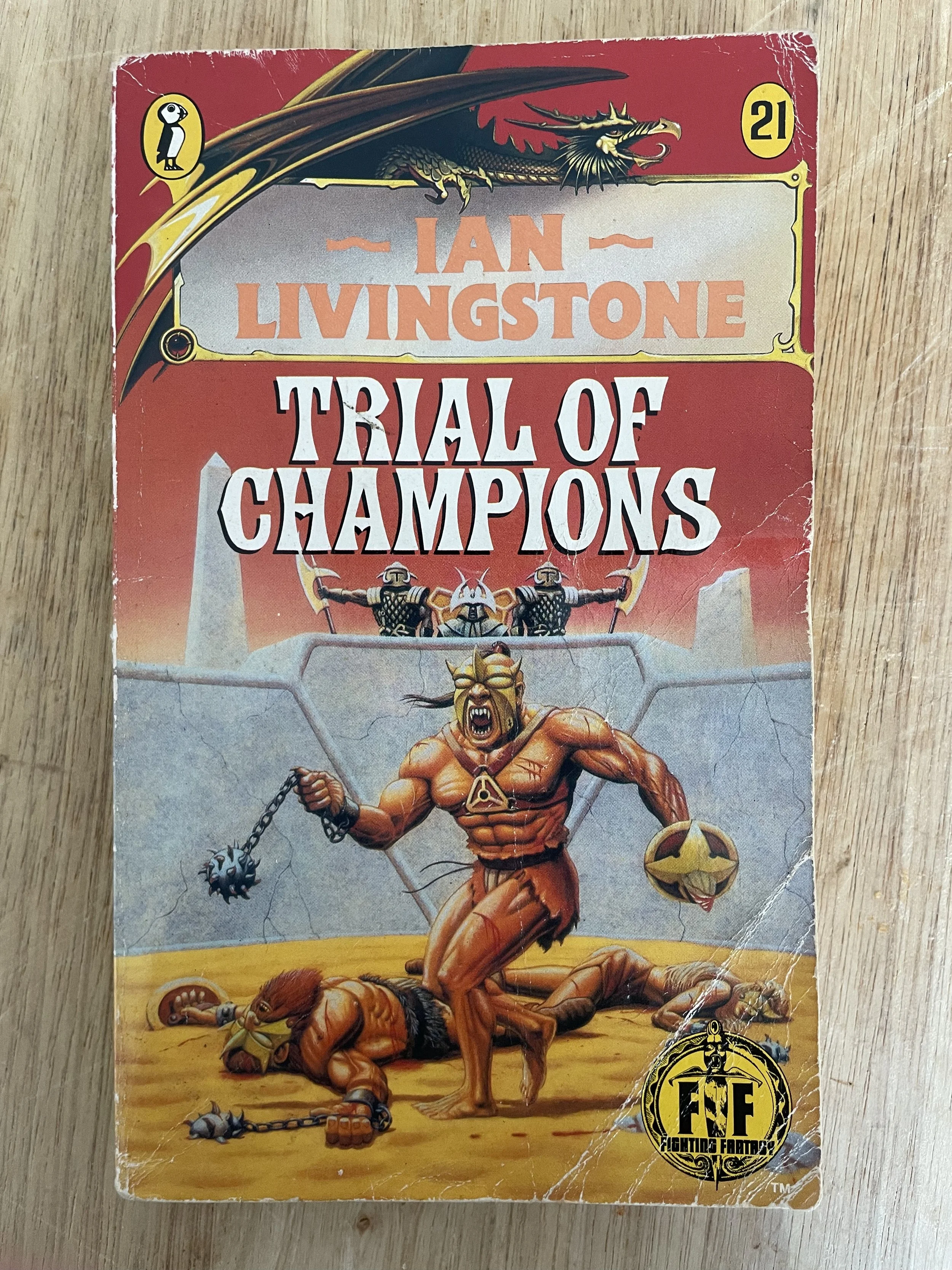 Trial of Champions by Ian Livingstone 1986
