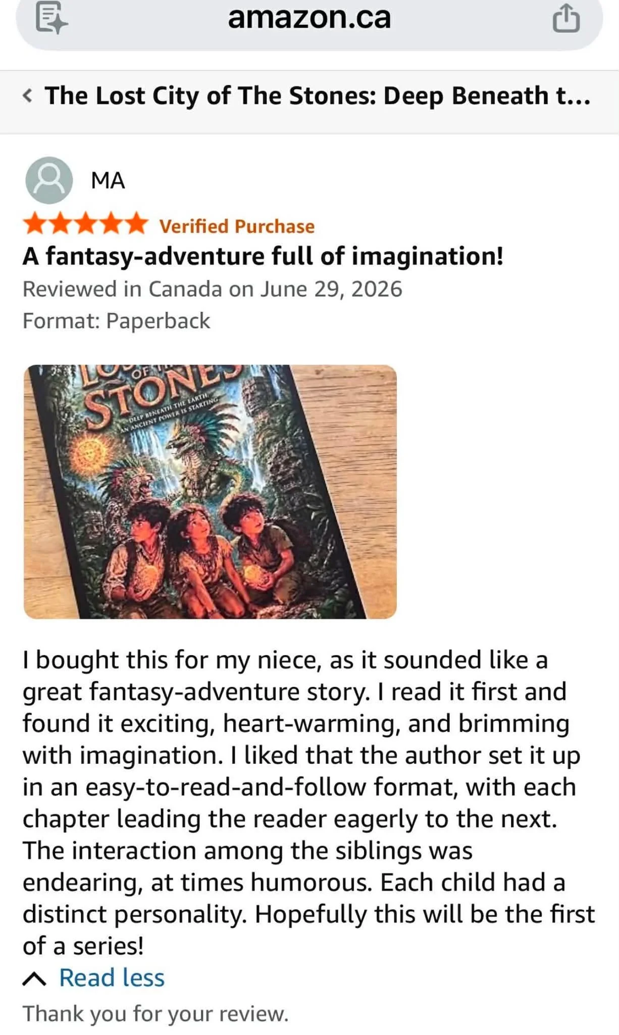 Thank you so much for this review. I'm so glad you enjoyed it. Download a free example.
https://a.co/d/066ULkZw