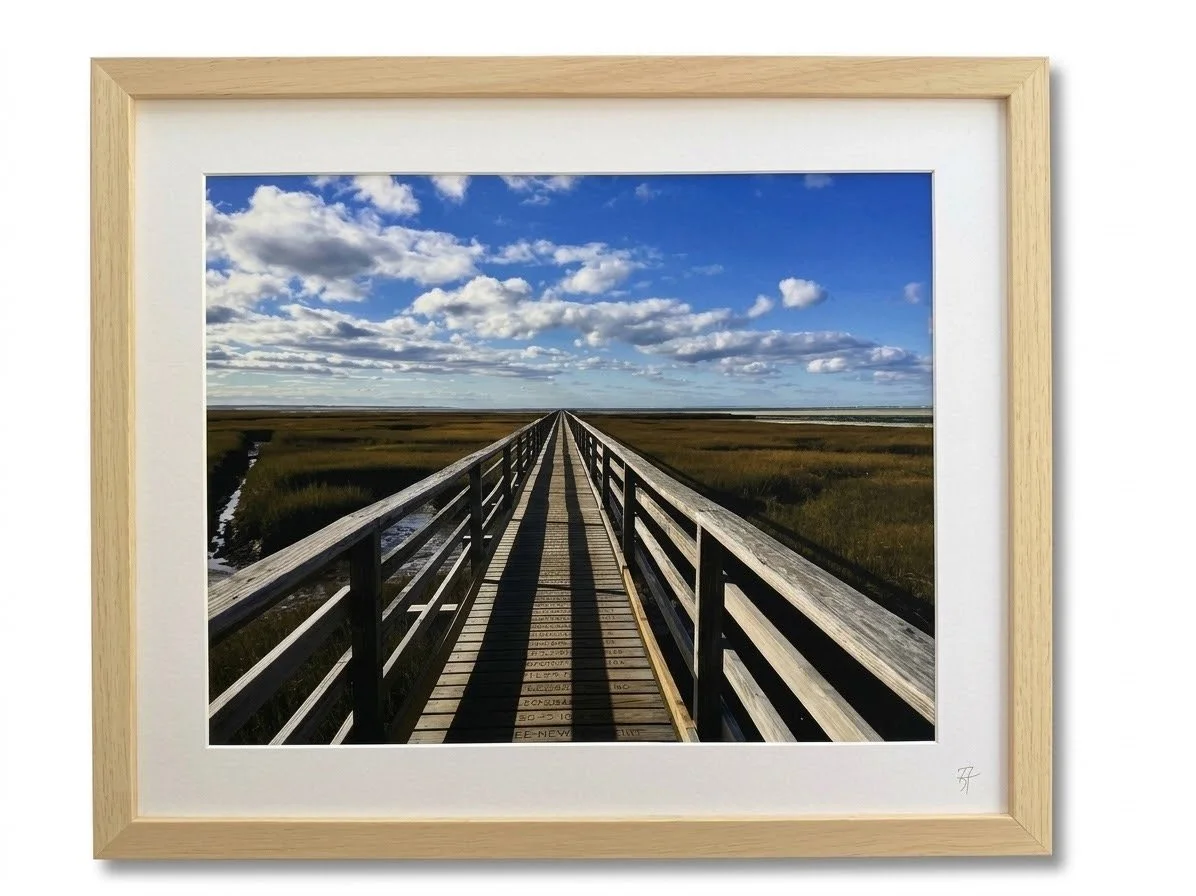 Gray's Beach Boardwalk
11"x14" glicee print with archival mat in wooden frame: $450