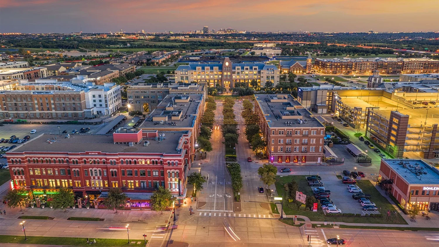 Frisco city center representing Gold Oak Remodeling's Collin County service area