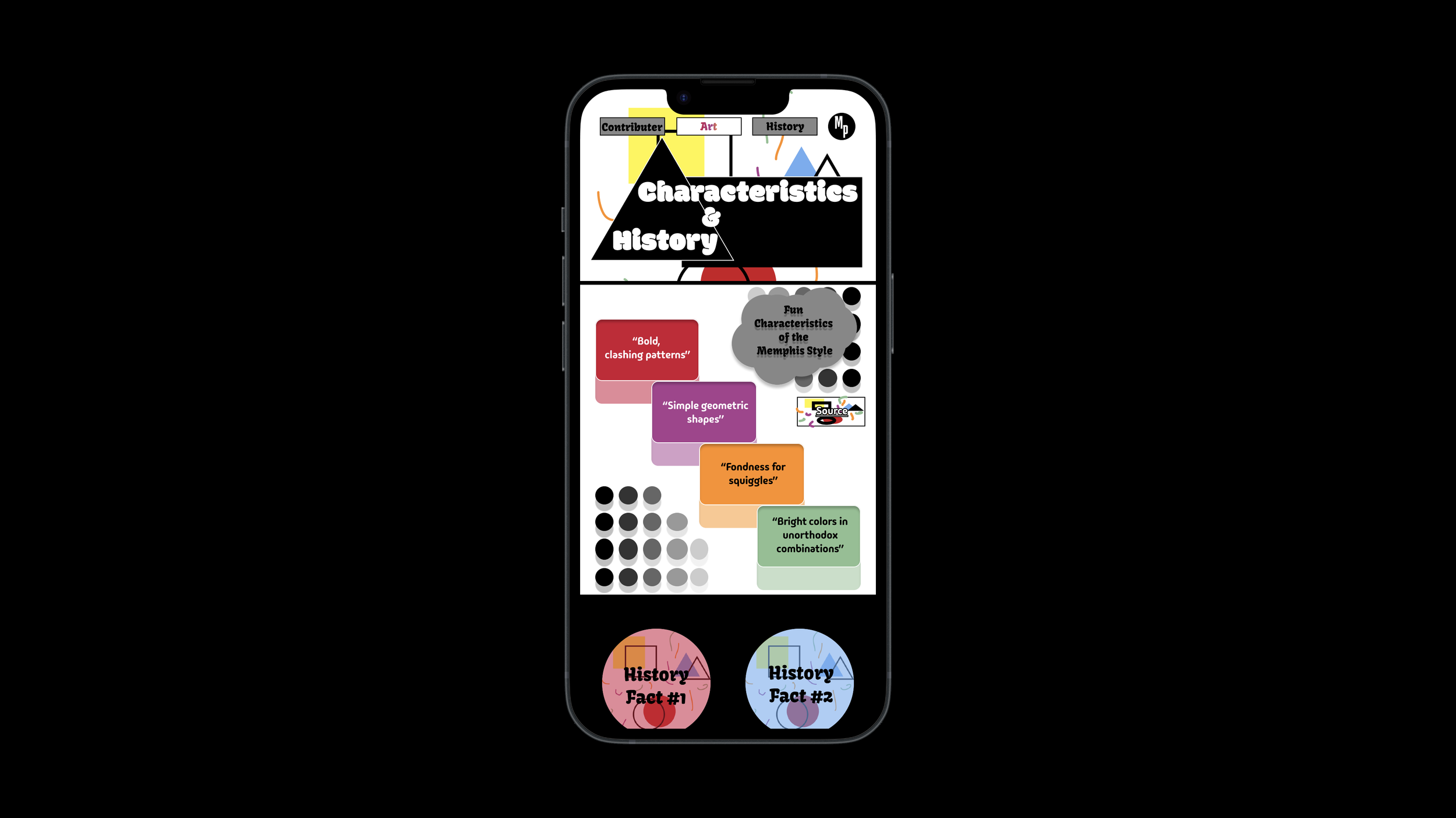 Memphis Phone Design