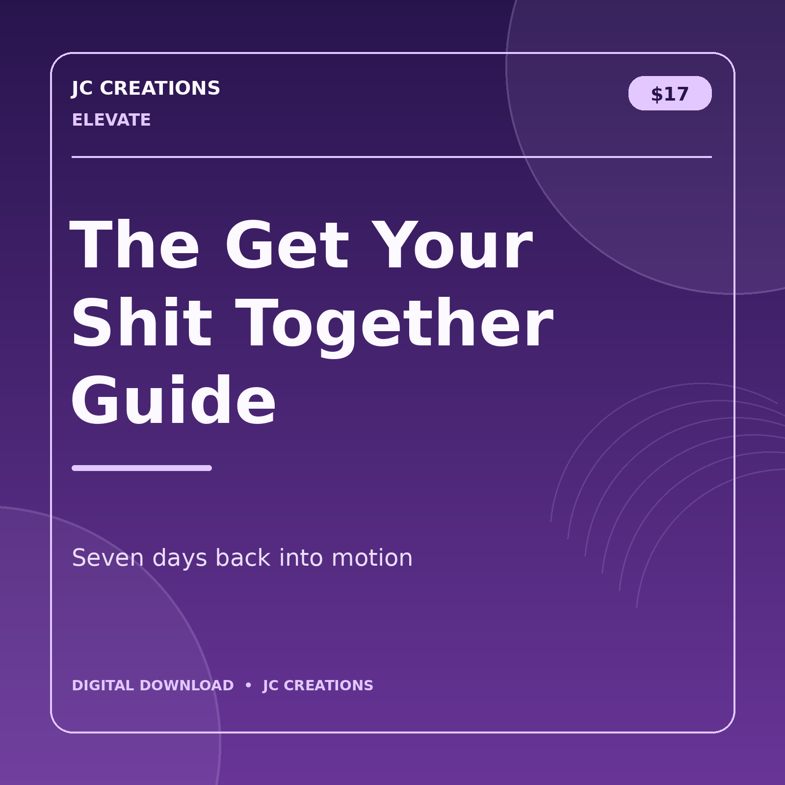 The Get Your Shit Together Guide
