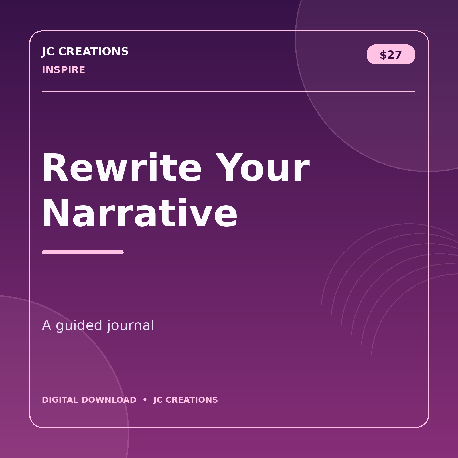 Rewrite Your Narrative - Guided Journal