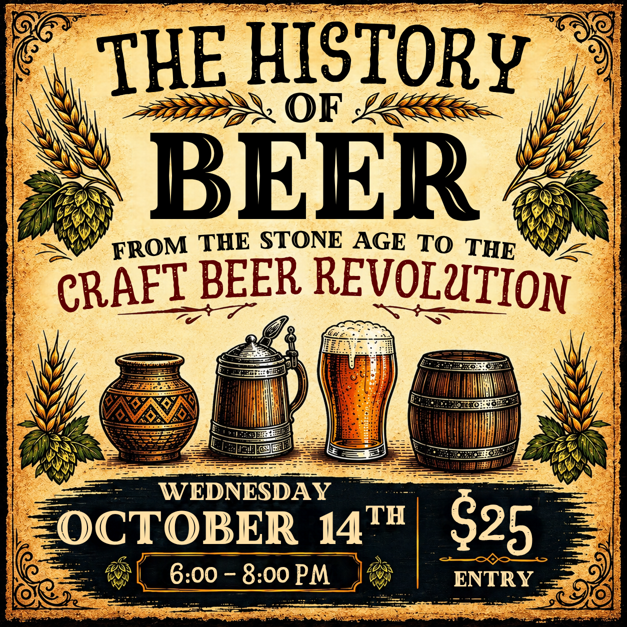 The History of Beer Ticket - October 14th, 2026