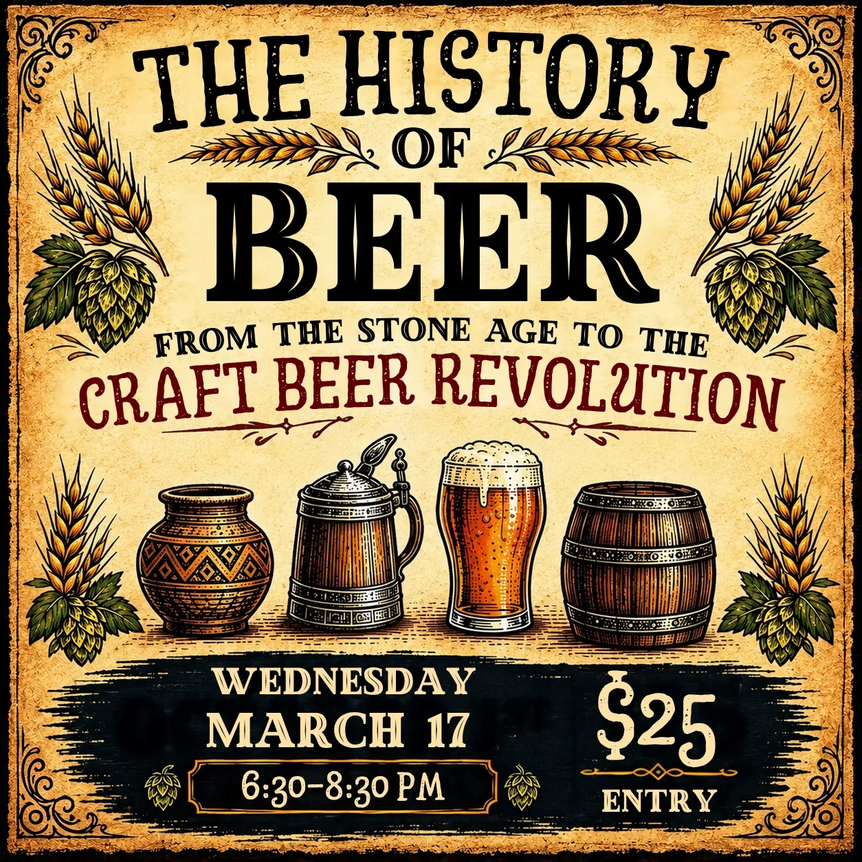 The History of Beer Ticket - March 17th, 2027
