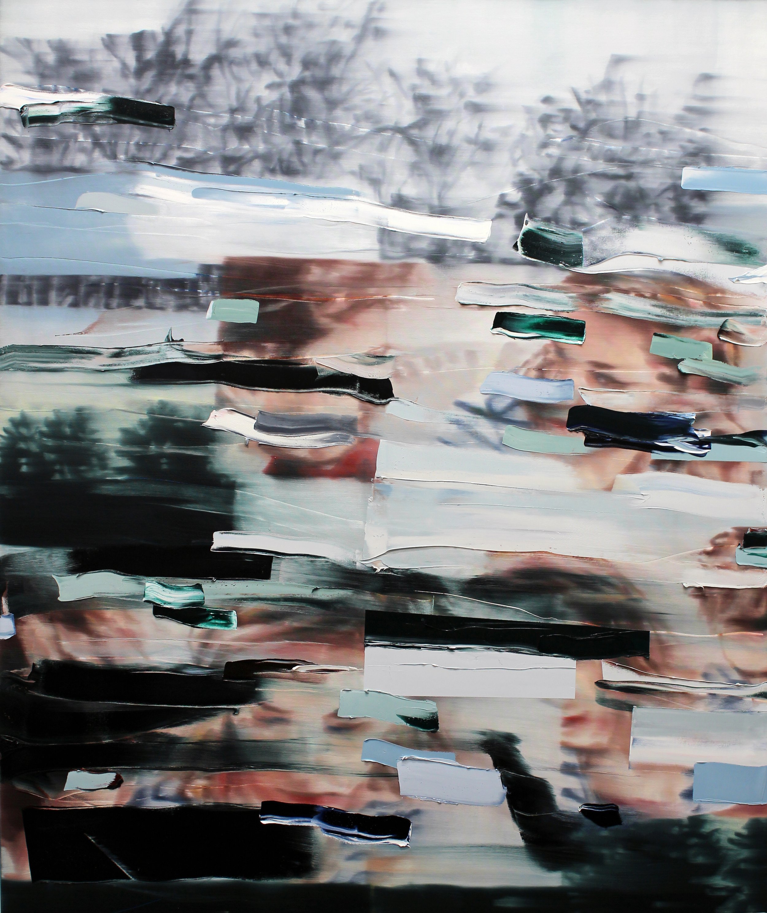 Release, 2022, oil on canvas, 72” x 60”
