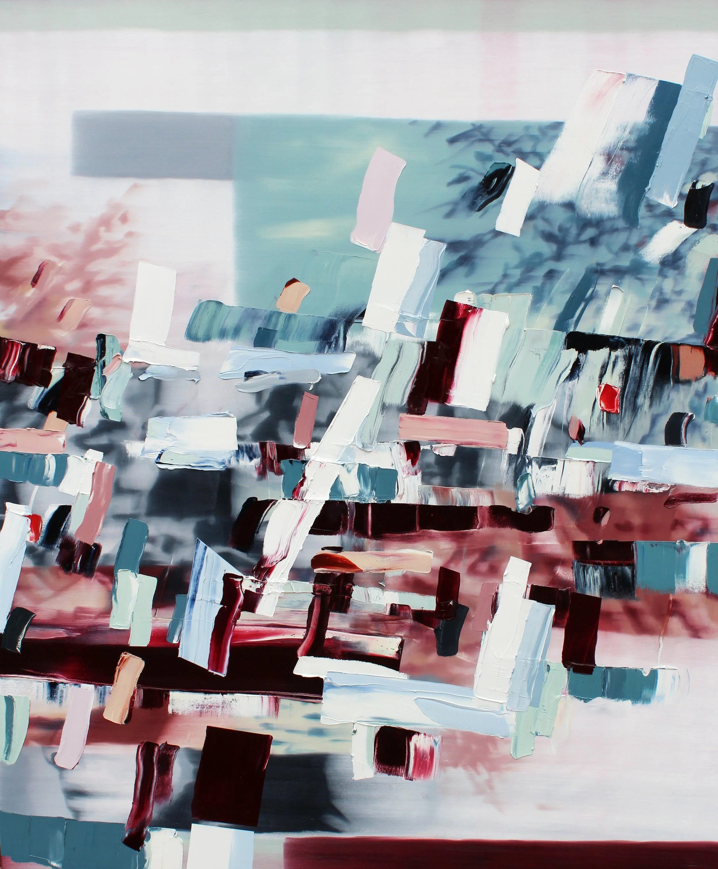 Winds Away, 2024, oil on canvas, 72” x 60” 