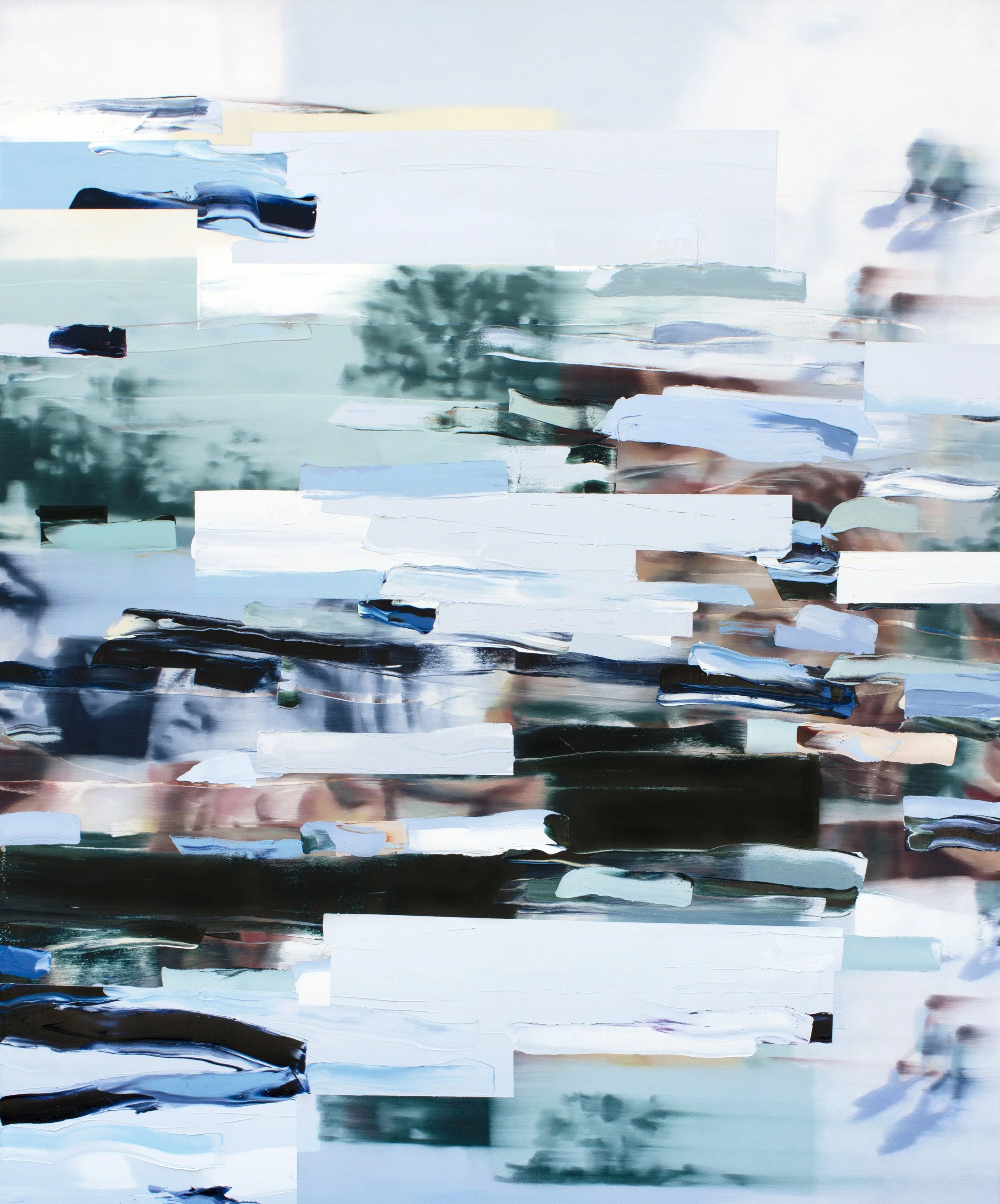 Fixed In Fleeting, 2025, oil on canvas, 72" x 60"
