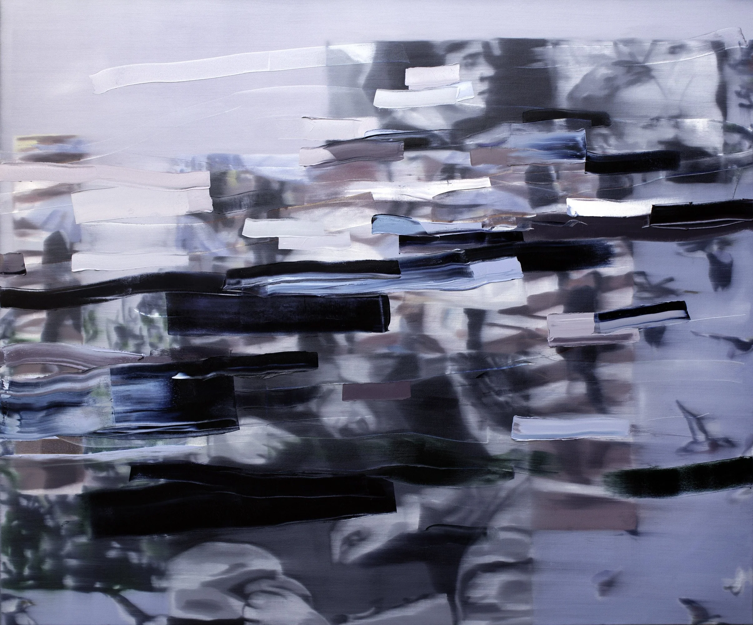 Entwined, 2022, oil on canvas, 60” x 72”