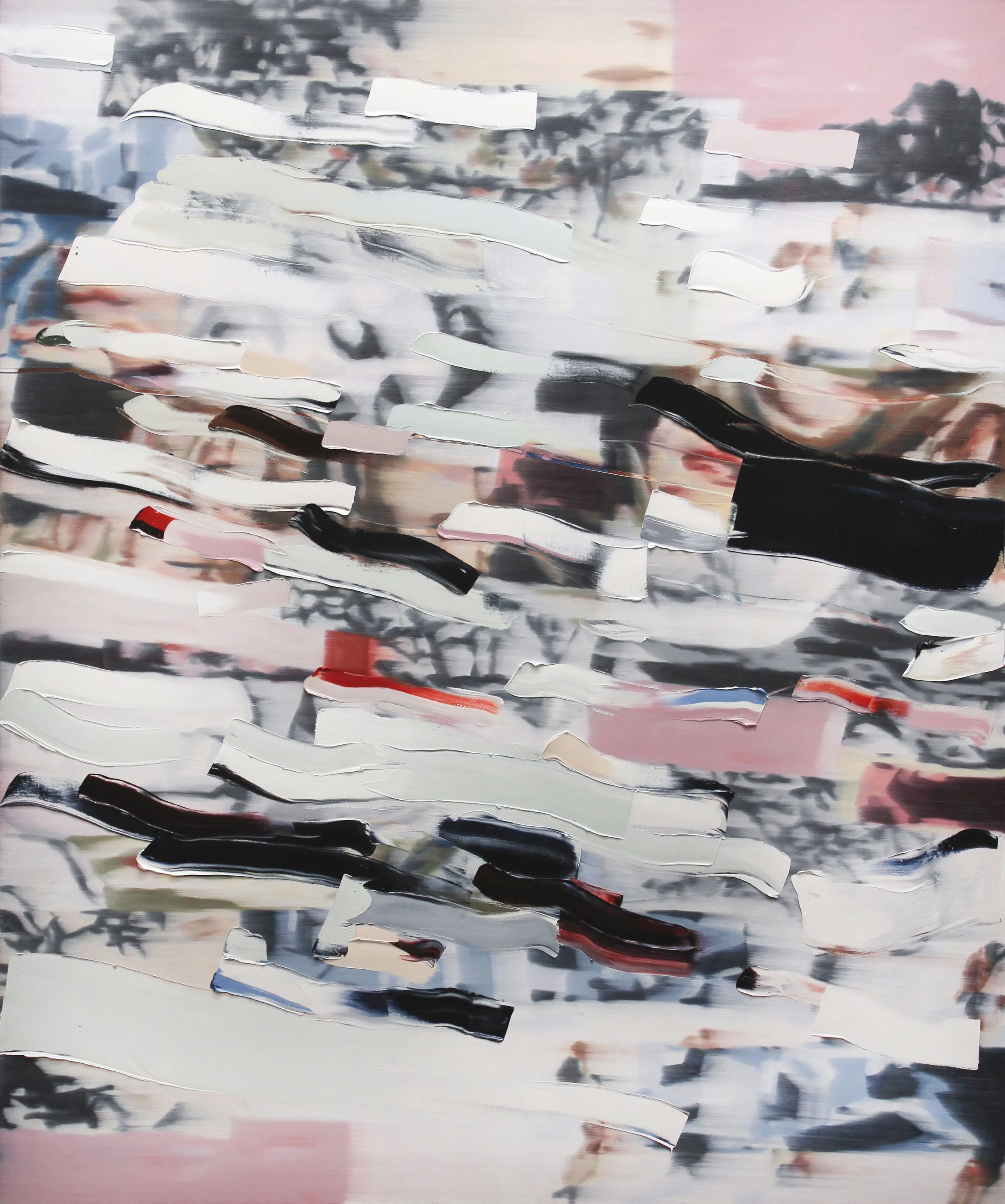 Puzzle Pieces, 2026, oil on canvas, 72" x 60"