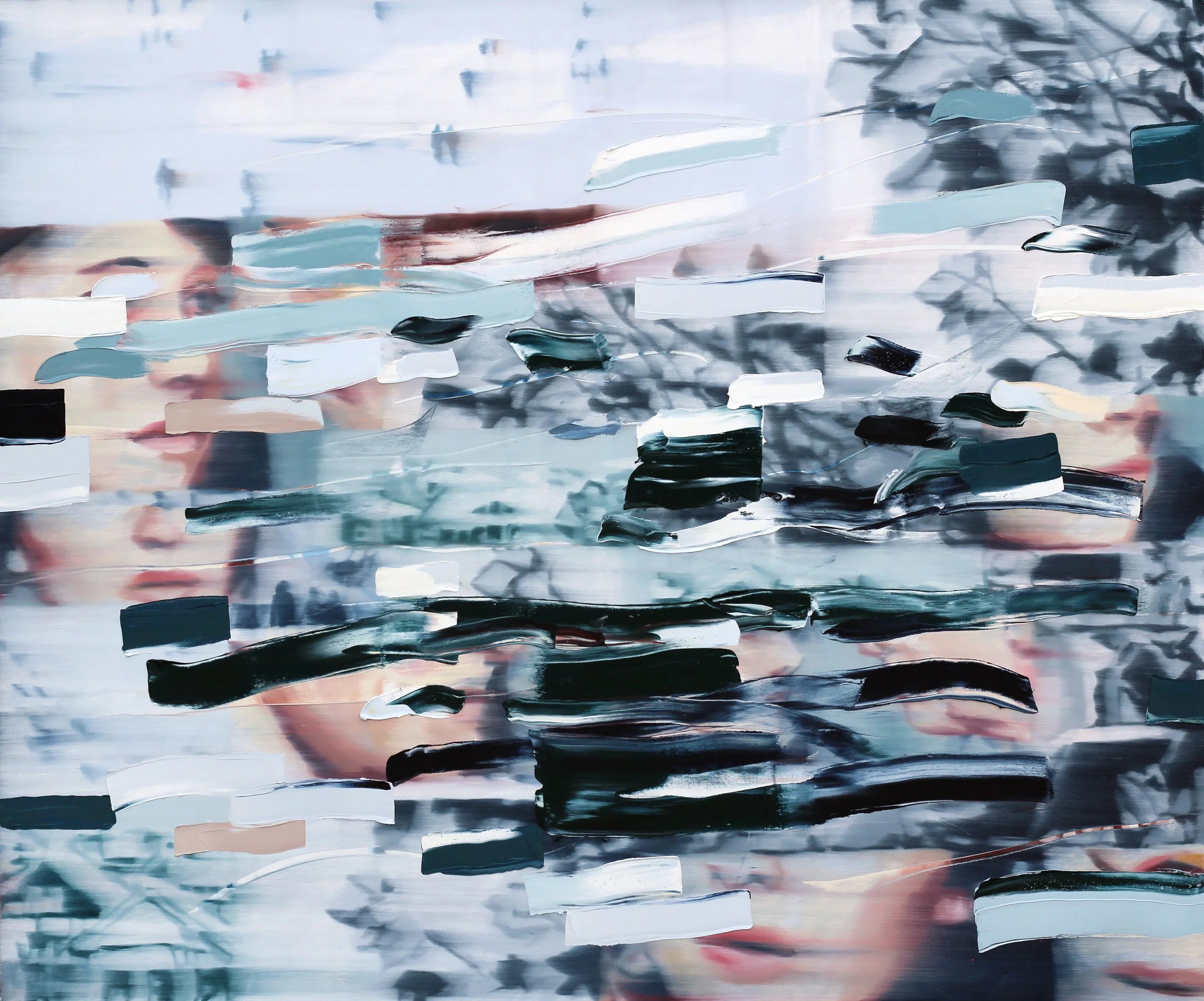 On Relation, 2026, oil on canvas, 60" x 72"