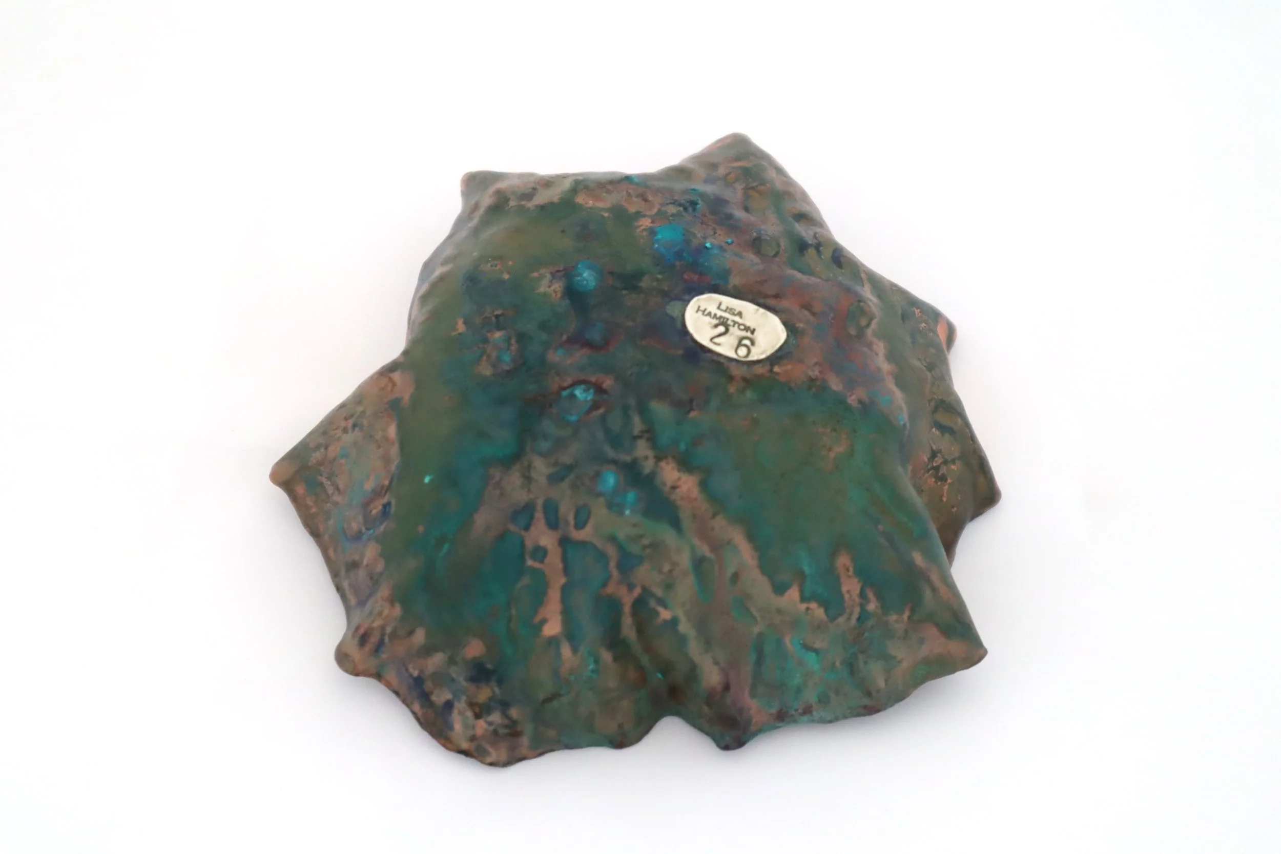 Hamilton, Experimental Desert Form 1 Detail, Copper, Patina, Sterling, 2026.JPG