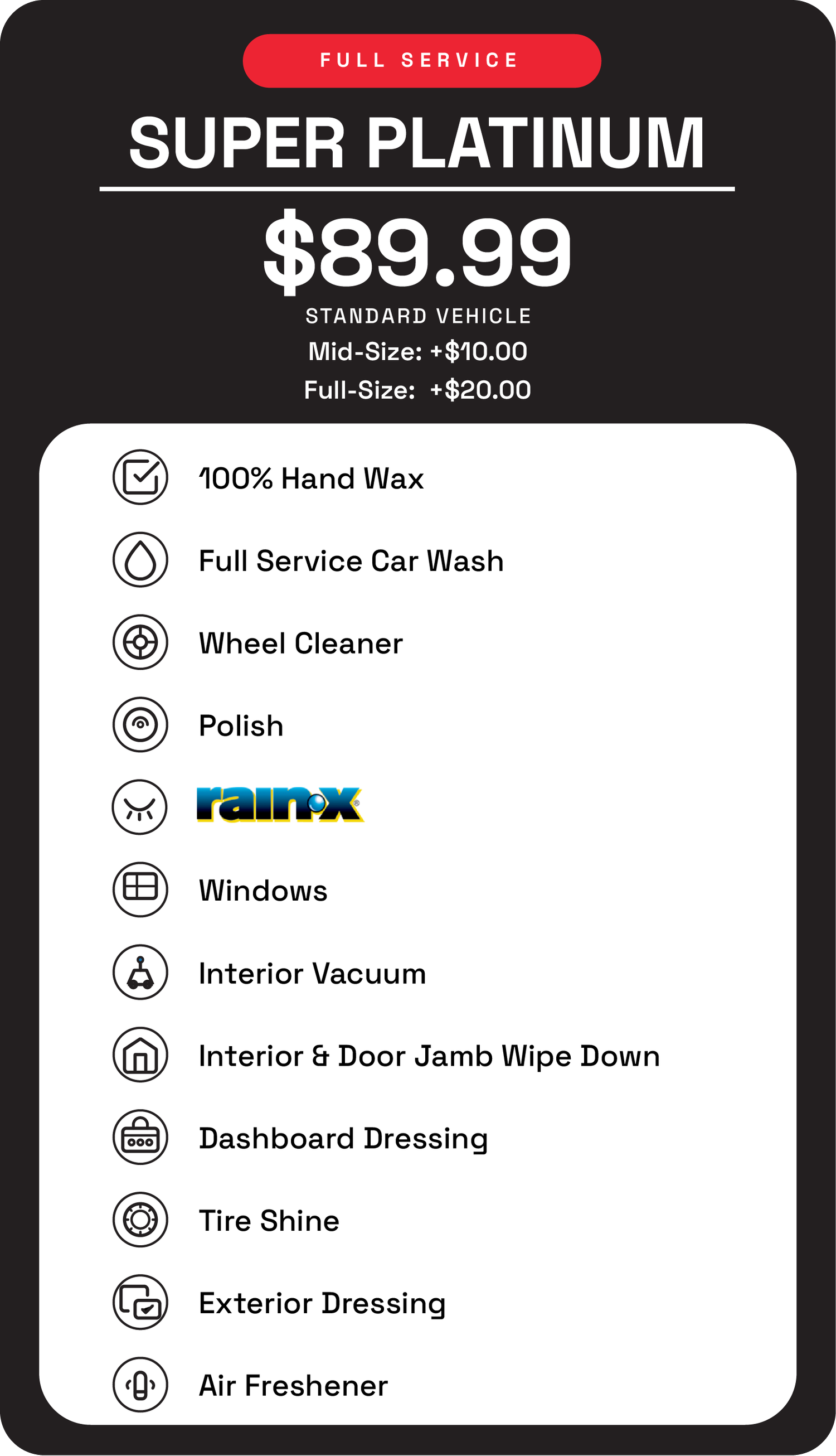 Full Service - Super Platinum