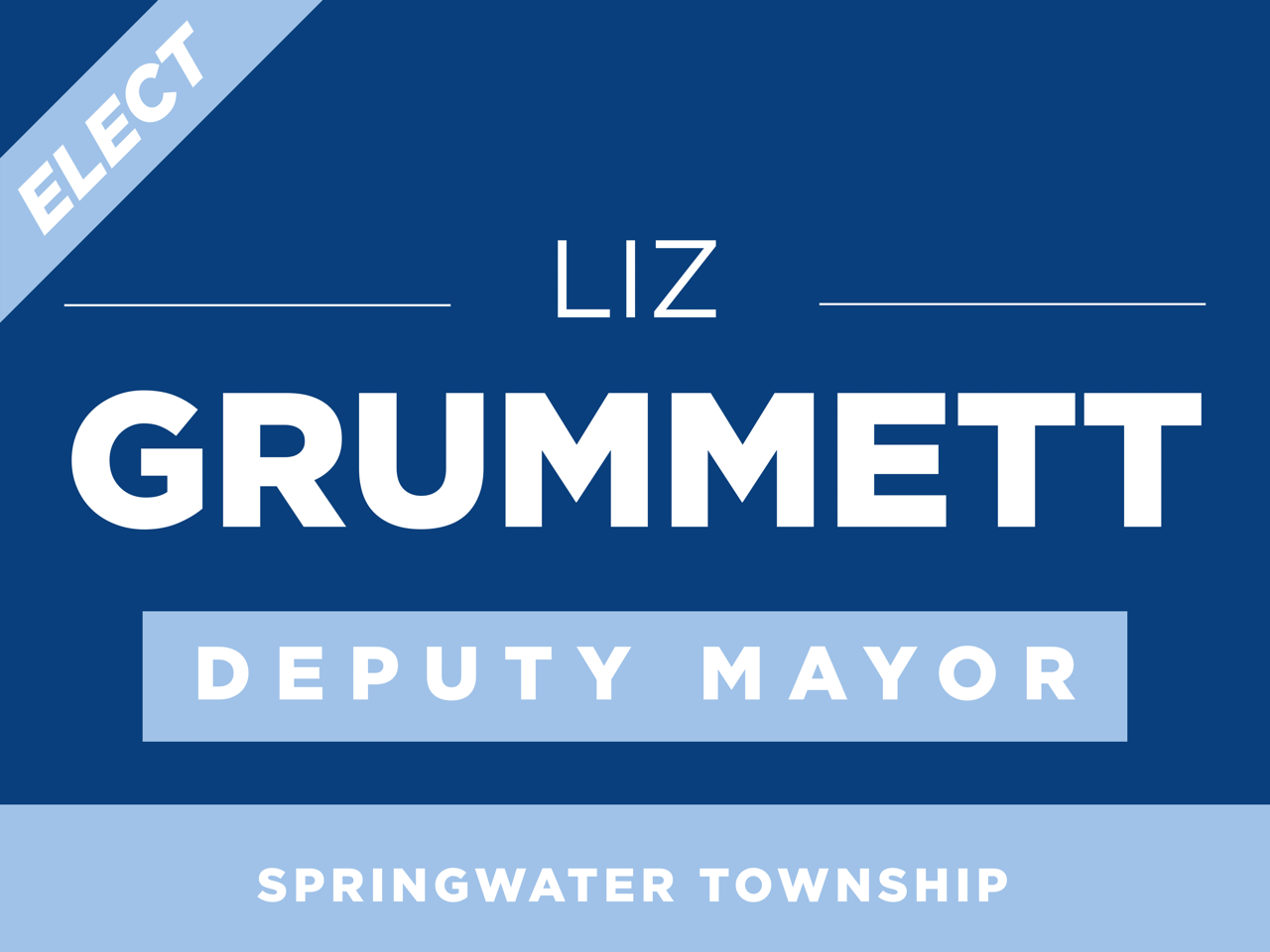 Liz Grummett for Deputy Mayor