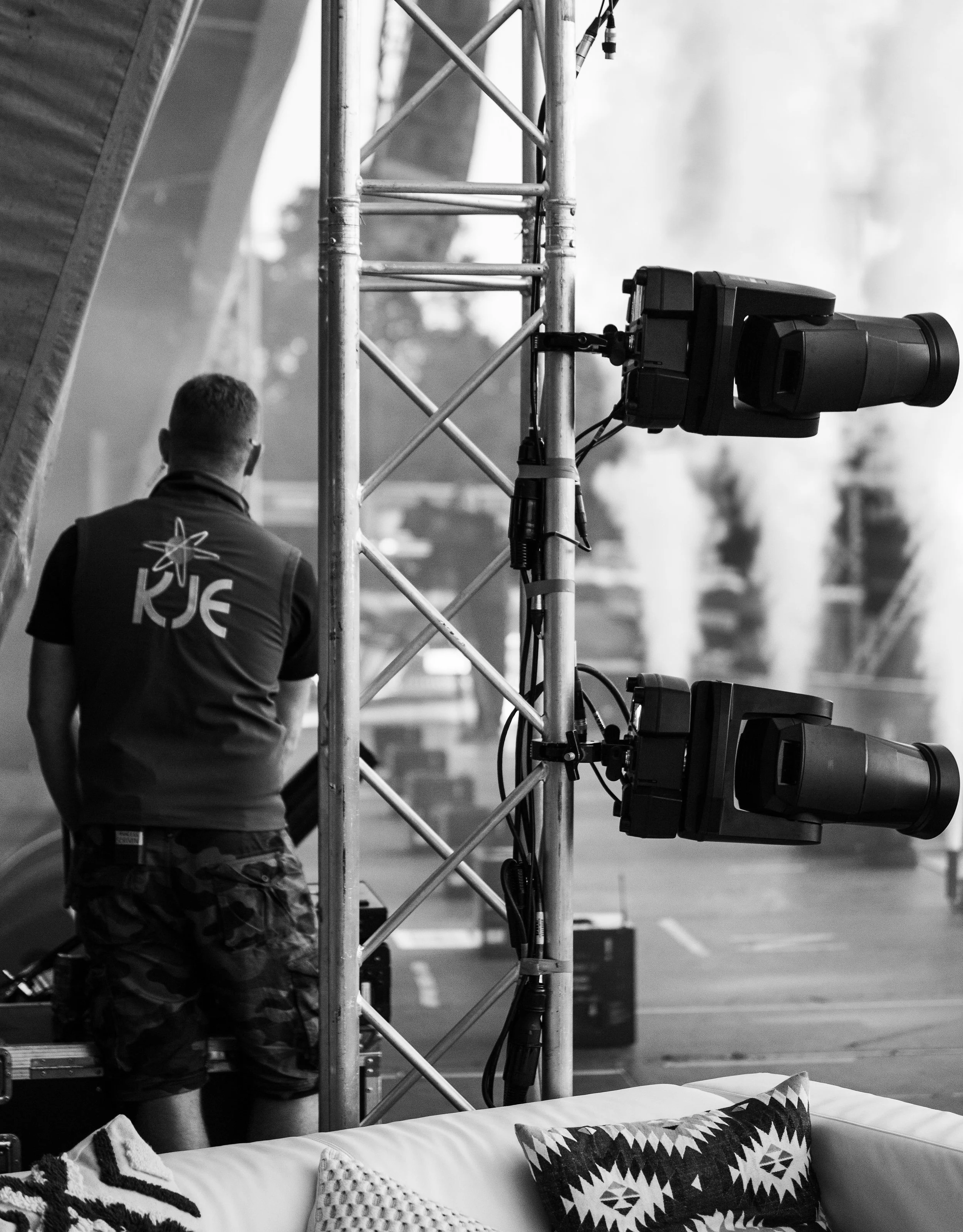 Special effects for events and television.
