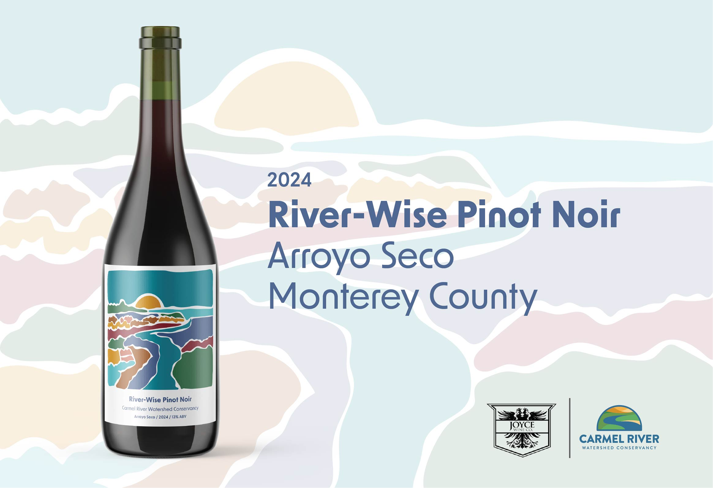 Riverwise Pinot Noir graphic for social media