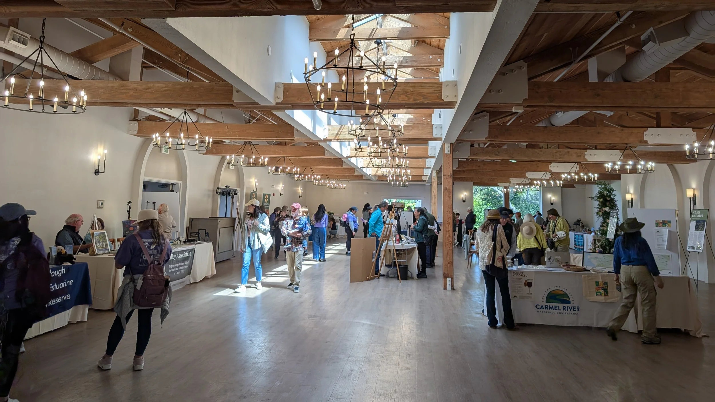 Wide angle photo of california wildlife day