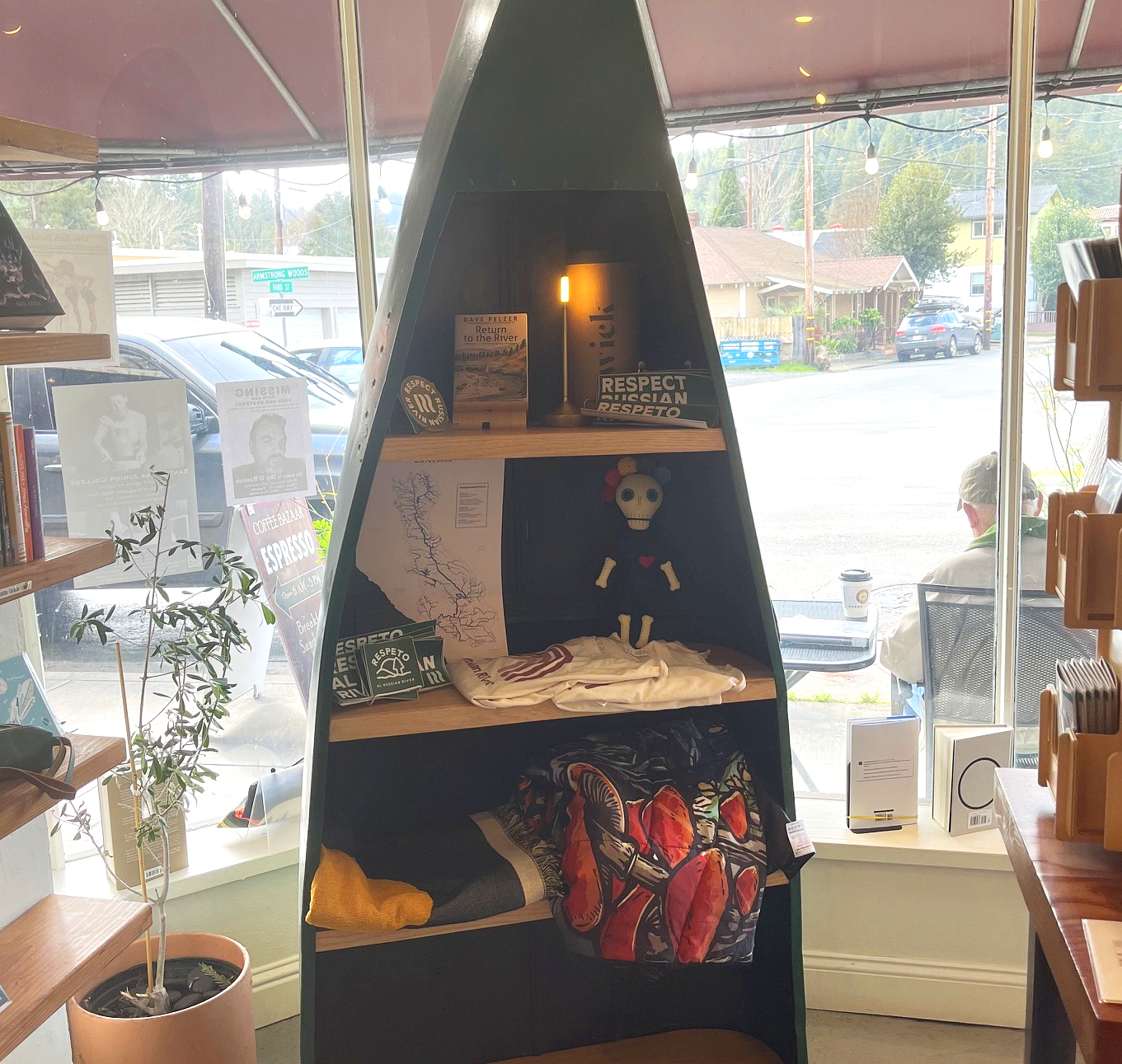 Canoe store display