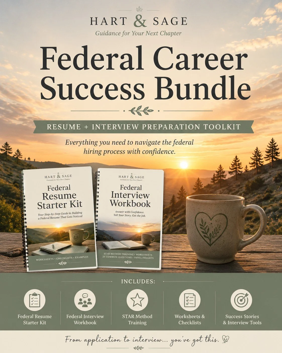 Federal Career Success Bundle - Resume + Interview Preparation Toolkit