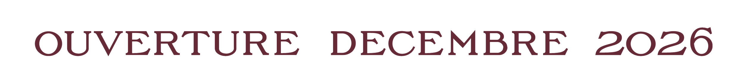 Ouverture décembre 2026