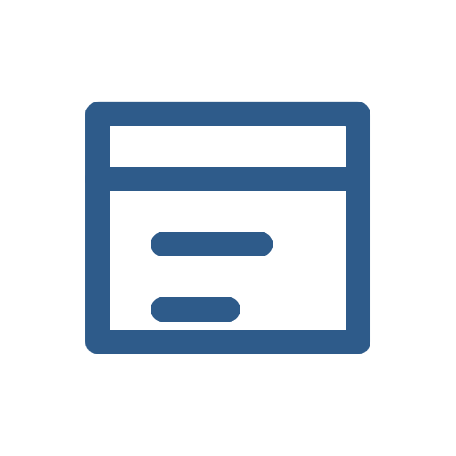 Blue Line drawing Folder Box