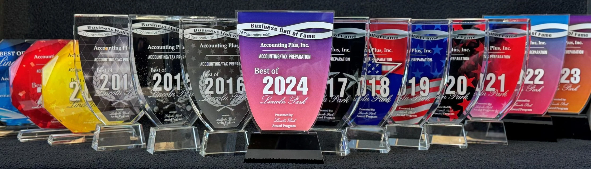 Row of business awards