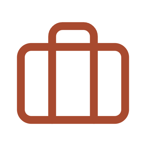 Red Line drawing Briefcase