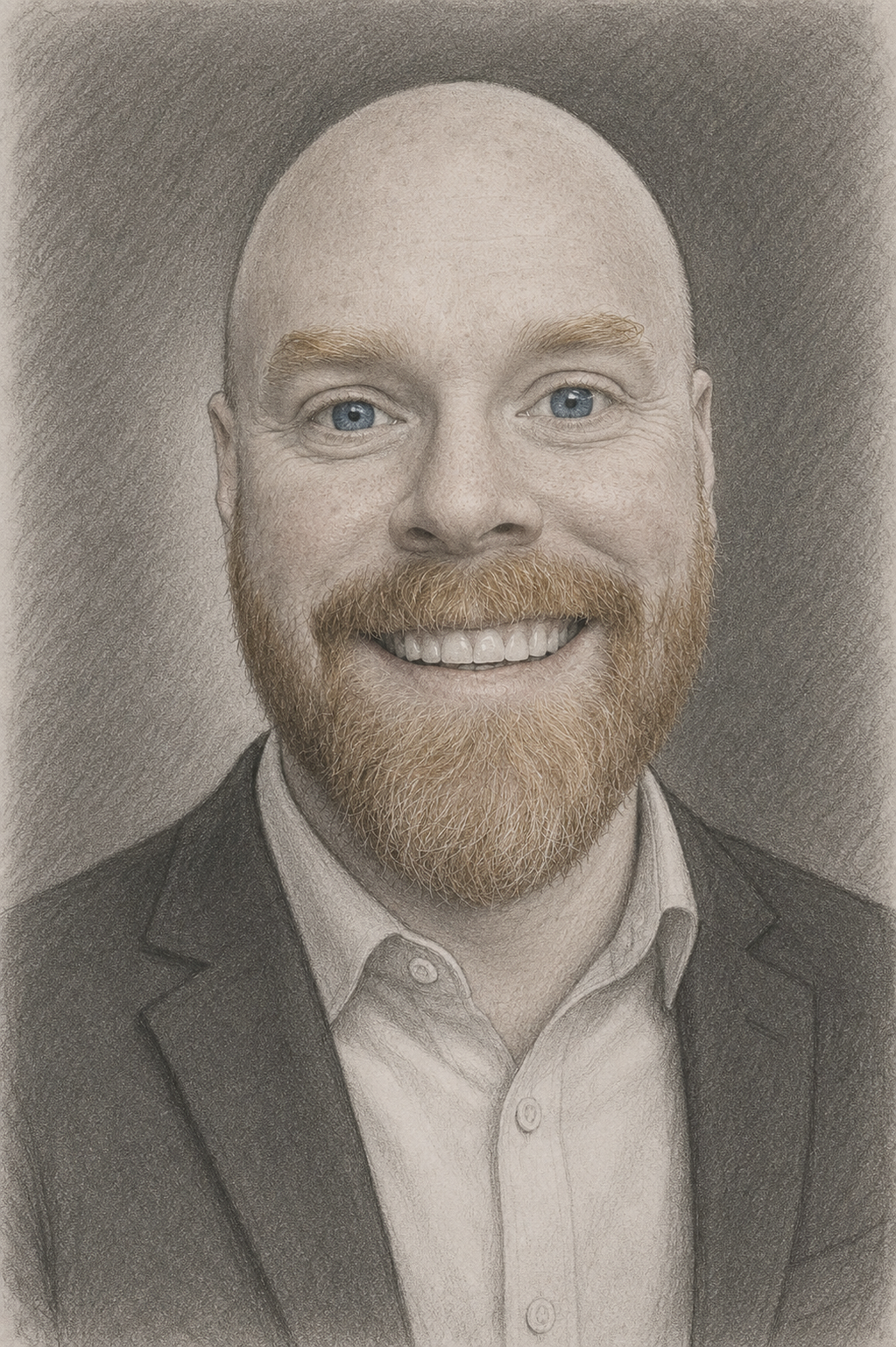Jason R See CPA Drawn Portrait Headshot