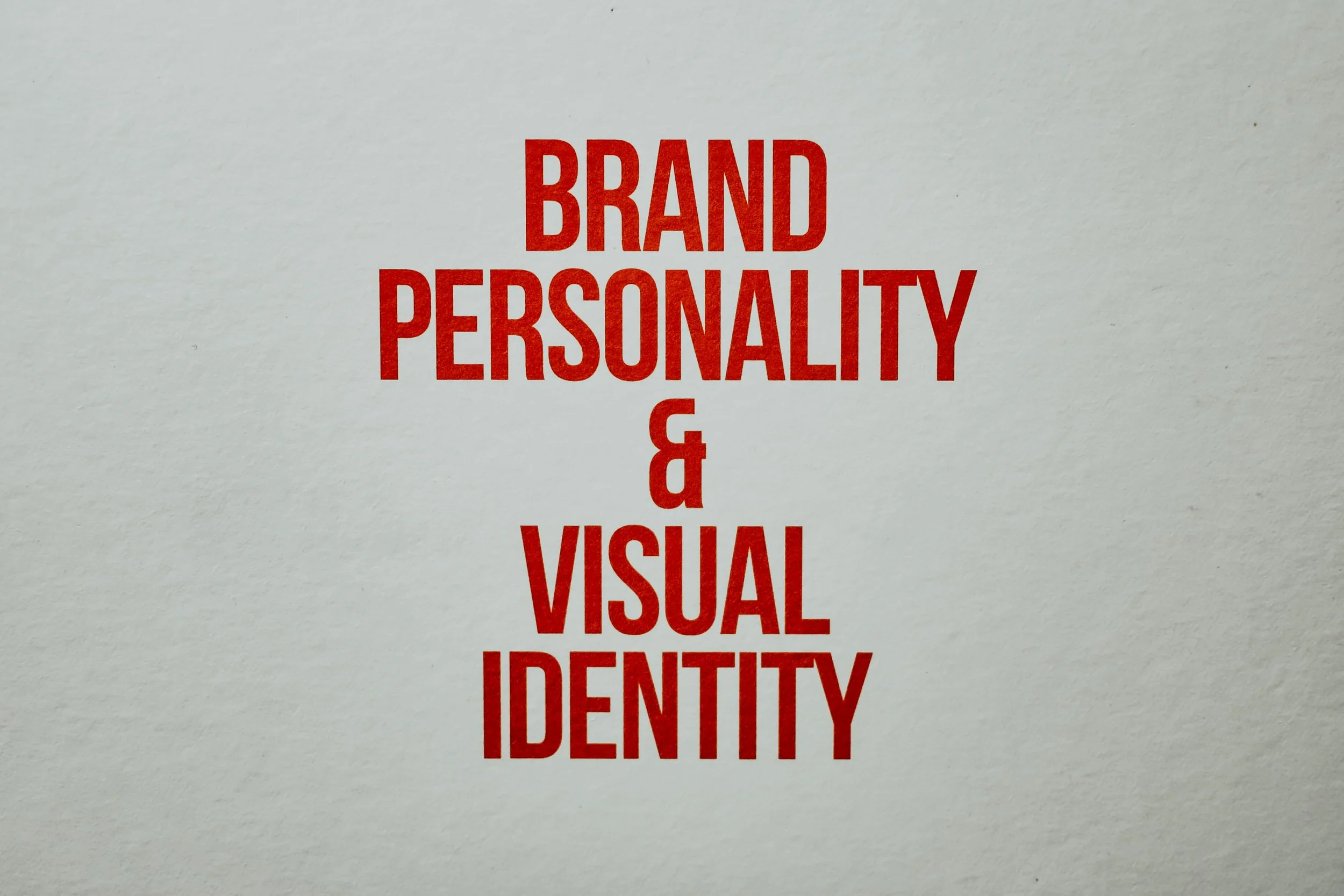 BRAND PERSONALITY & VISUAL IDENTITY