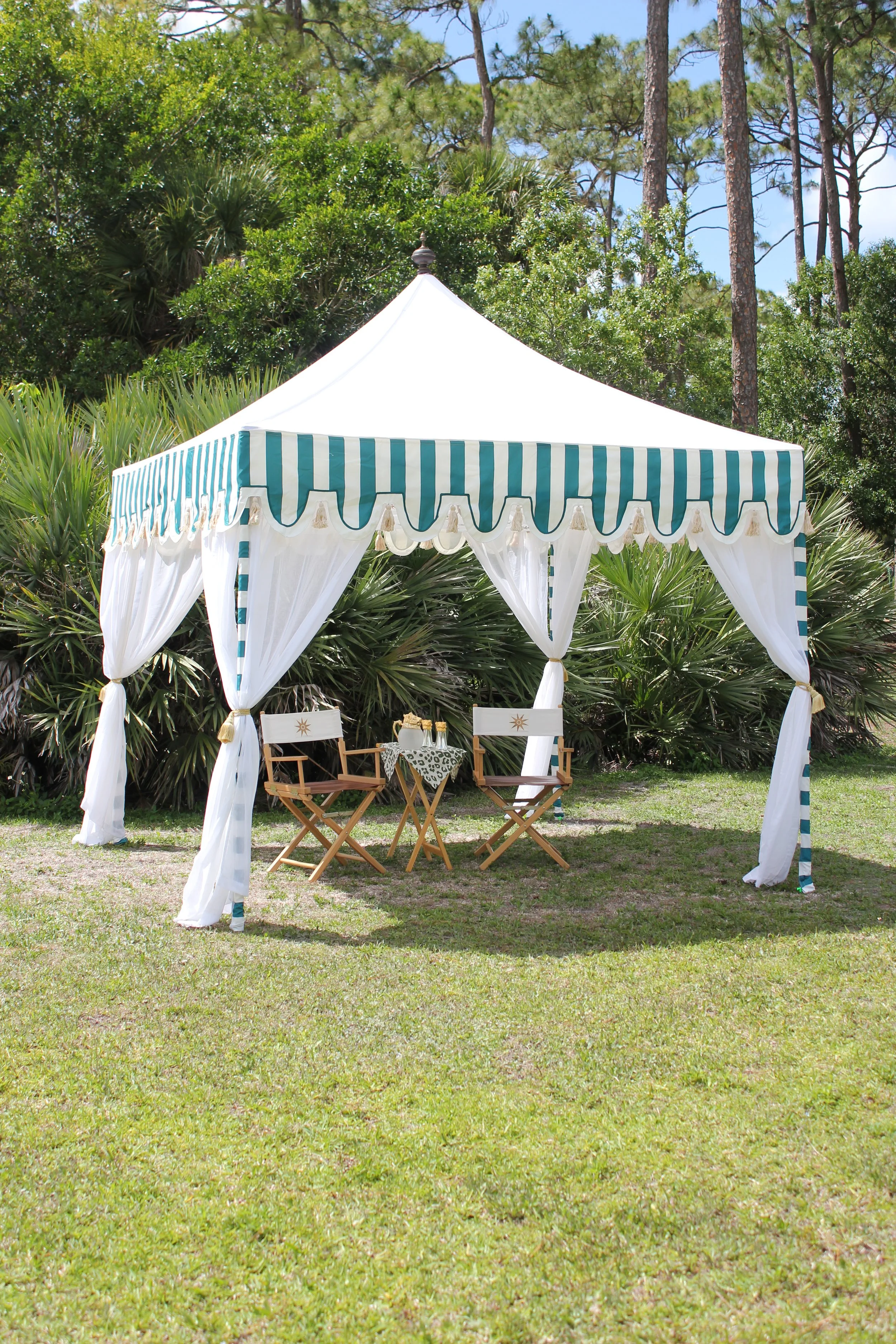 The Riviera Stripe Pavilion