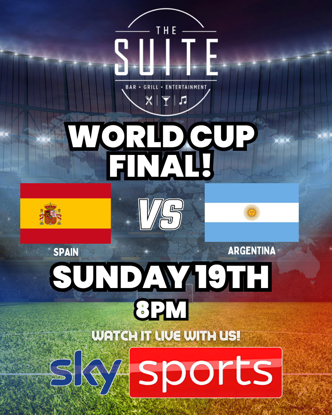 WORLD CUP FINAL: SPAIN V ARGENTINA 