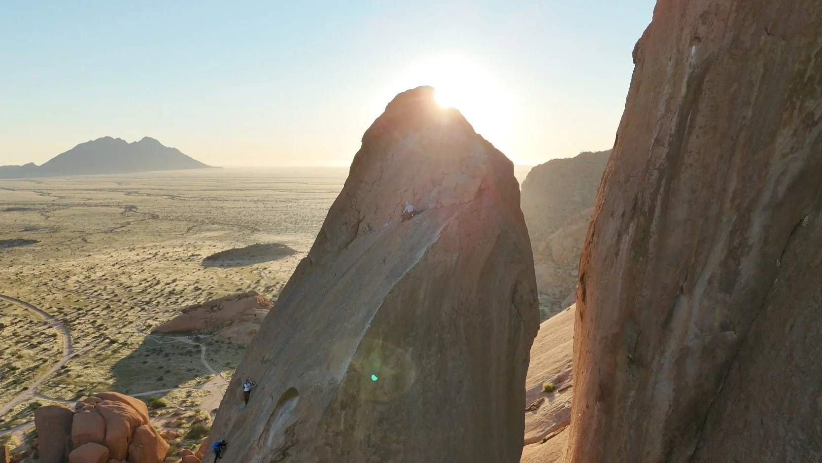 Aerial photography from a recent trip to Spitzkoppe.

The goal was simple: capture the scale of the granite peaks and their relationship to the surrounding Namib Desert. Drone flights allowed us to document climbing areas, rock formations, and landsc