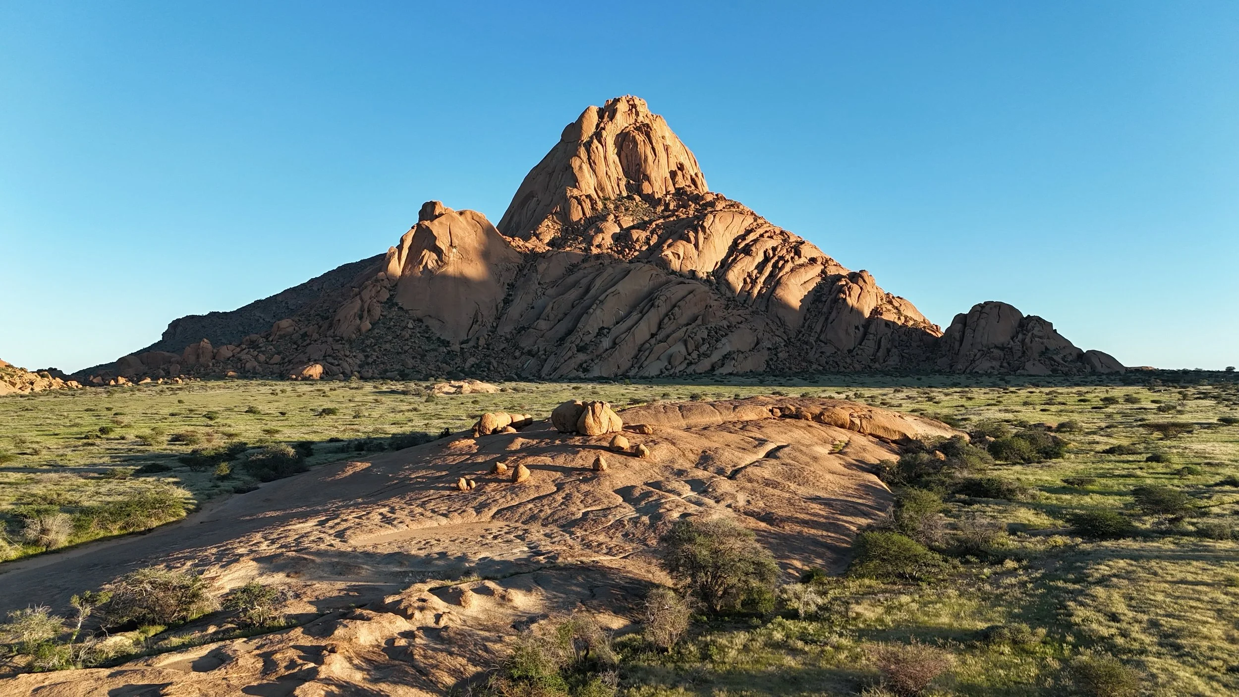 Aerial photography from a recent trip to Spitzkoppe.

The goal was simple: capture the scale of the granite peaks and their relationship to the surrounding Namib Desert. Drone flights allowed us to document climbing areas, rock formations, and landsc