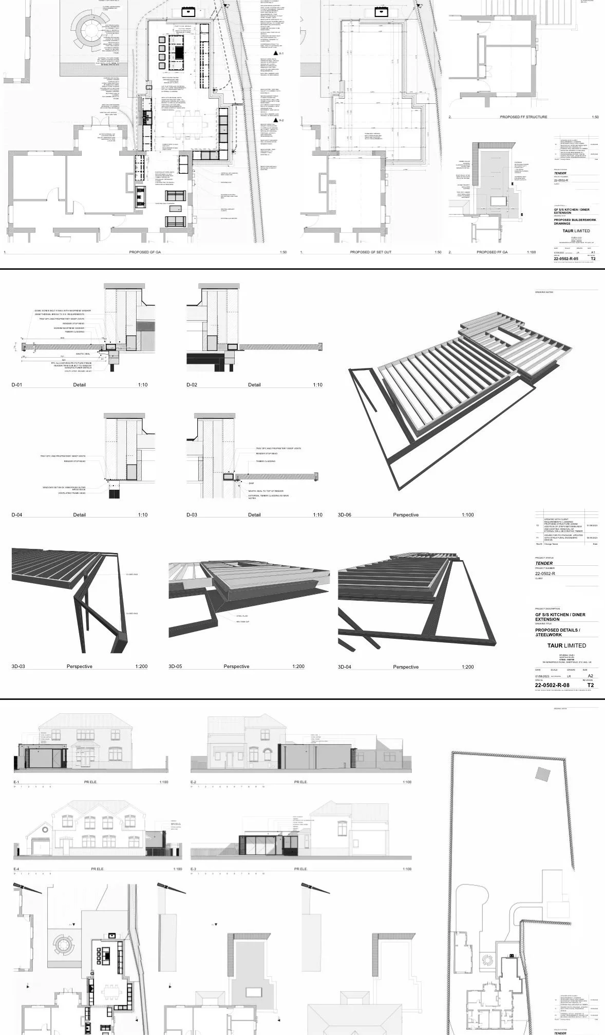 Production drawings excerpt
