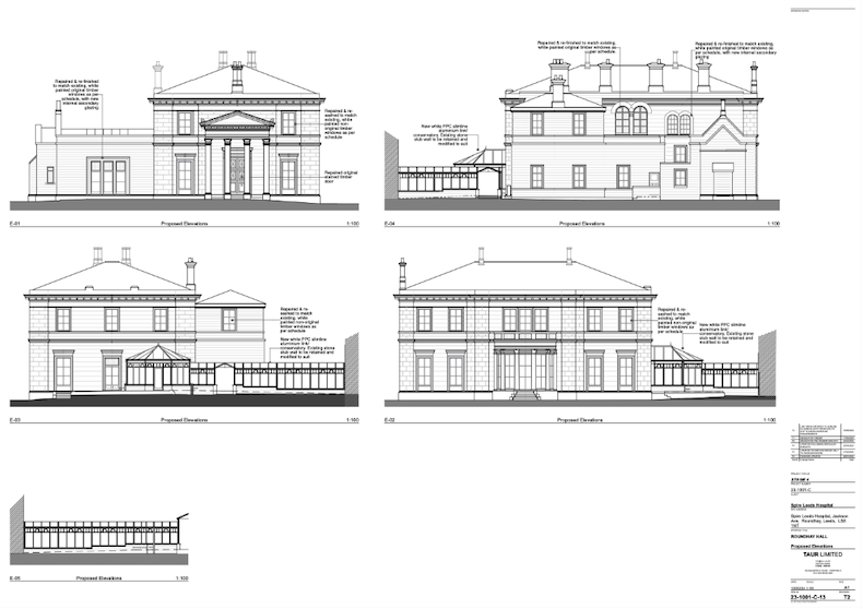 Grade 2 listed building planning drawings