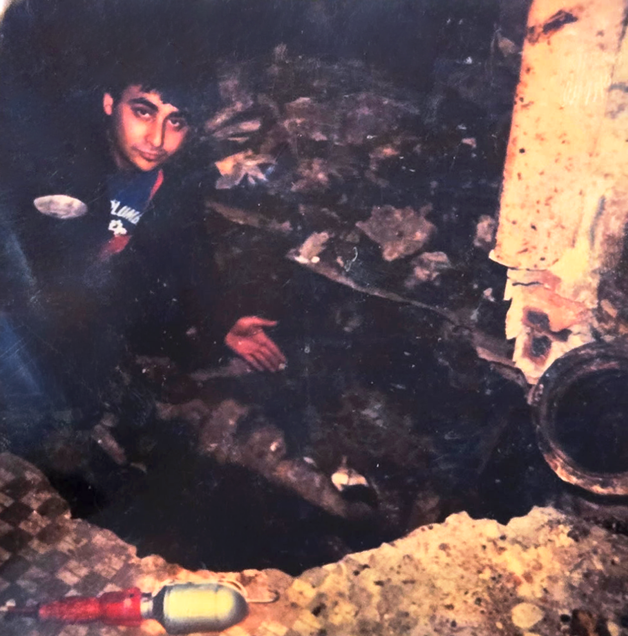 Old photo of Contemporary's founder, Ray Galizia.